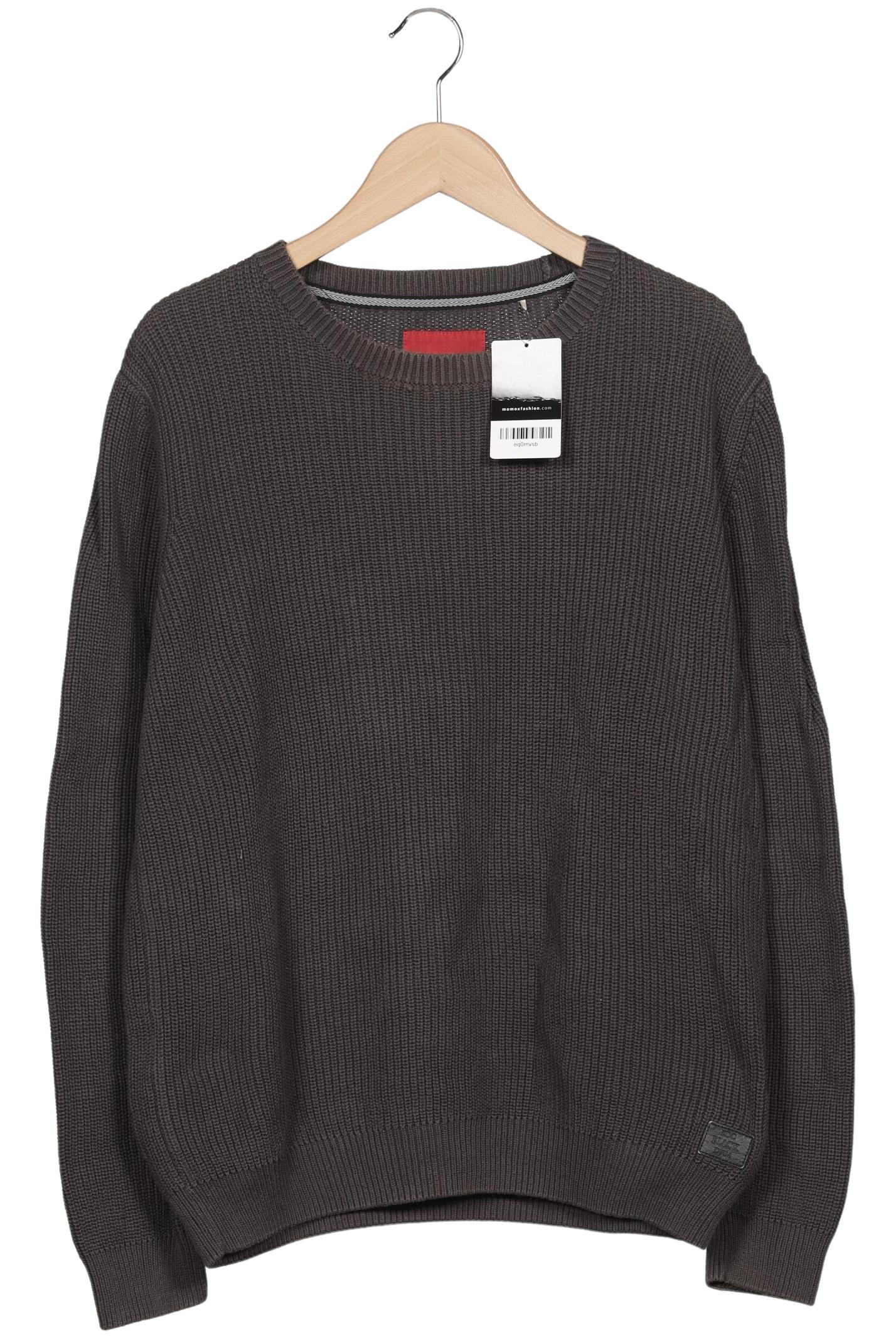 

edc by Esprit Herren Pullover, grau, Gr. 52