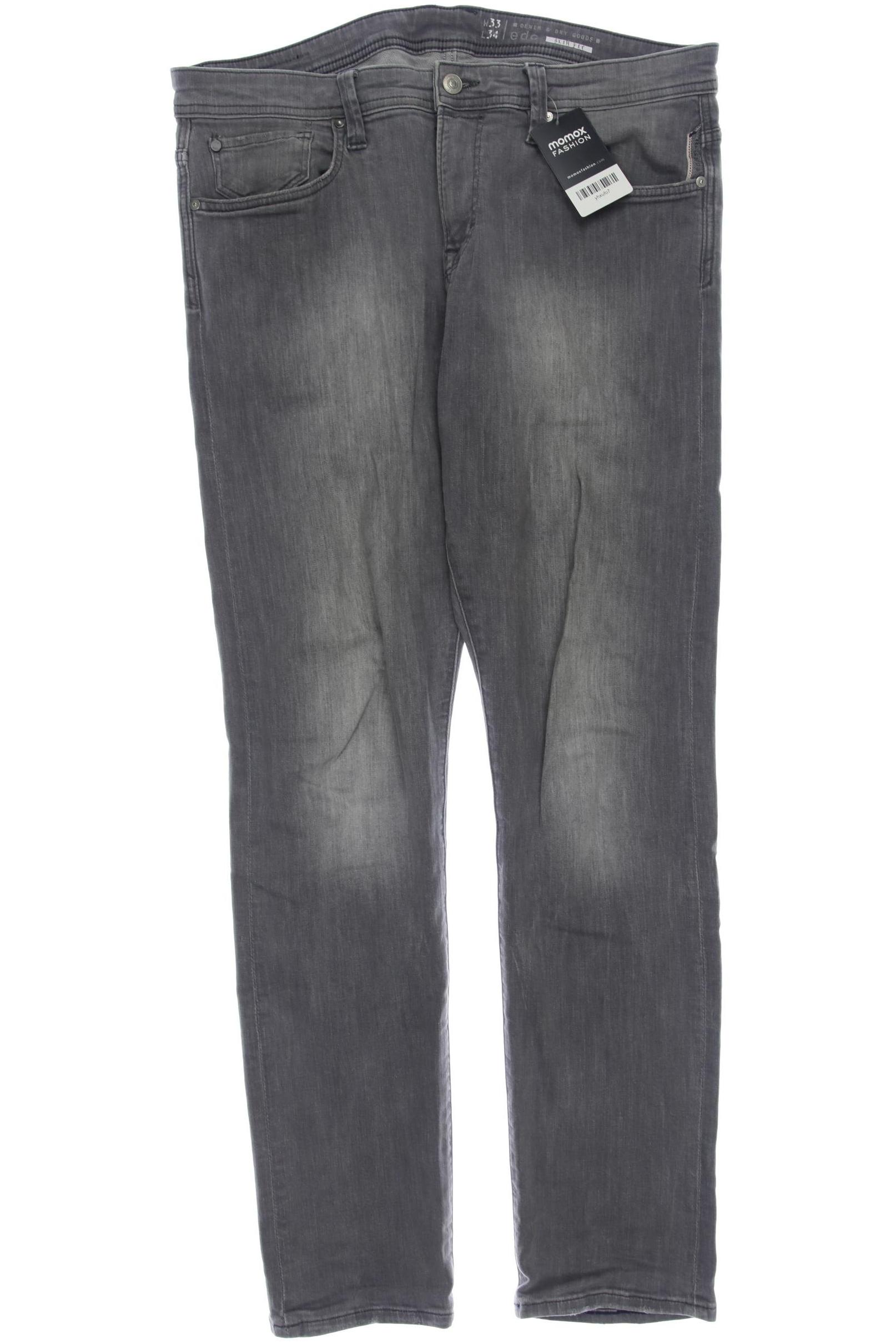 

edc by Esprit Herren Jeans, grau, Gr. 33