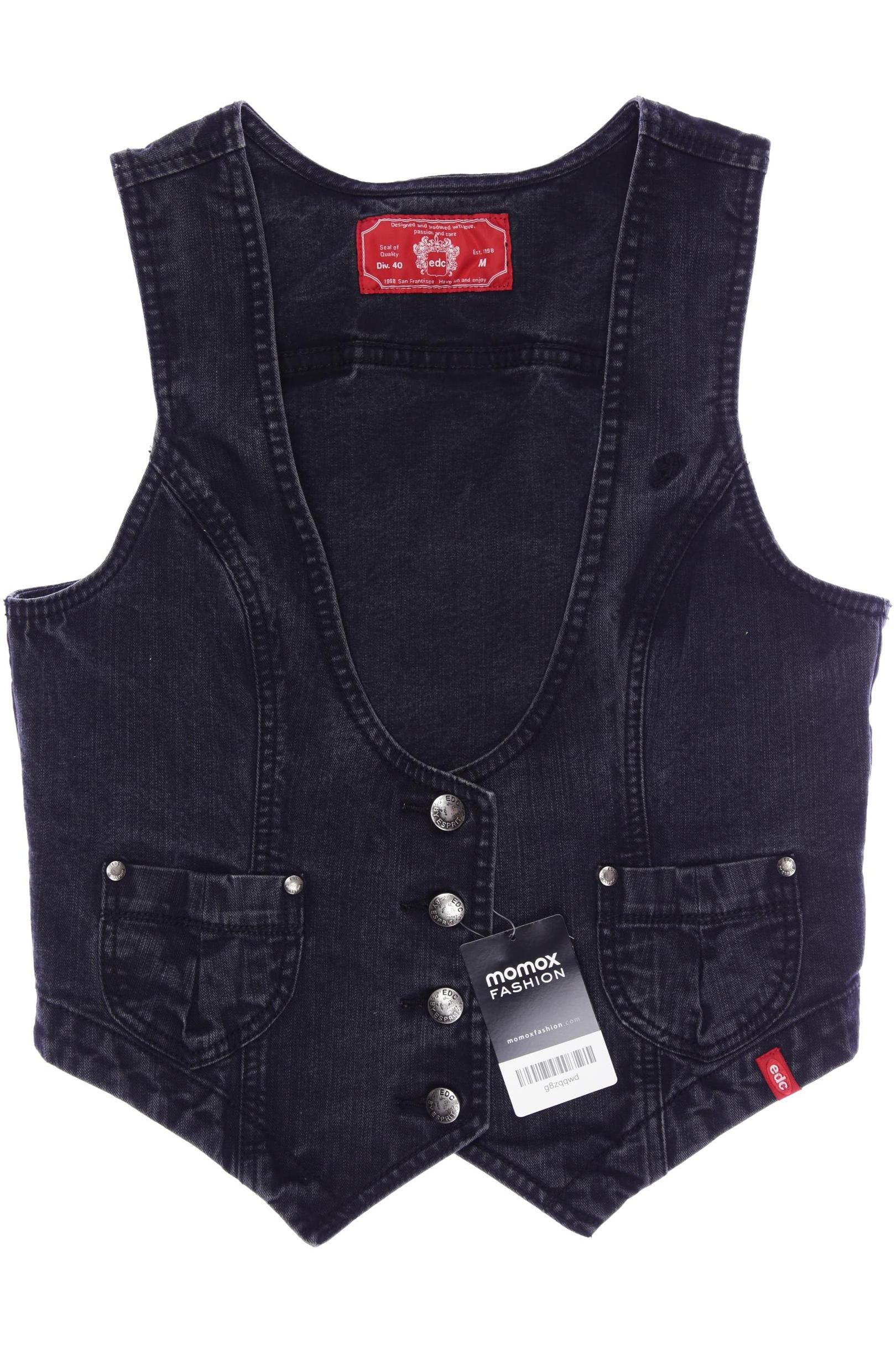 

edc by Esprit Damen Weste, grau, Gr. 38