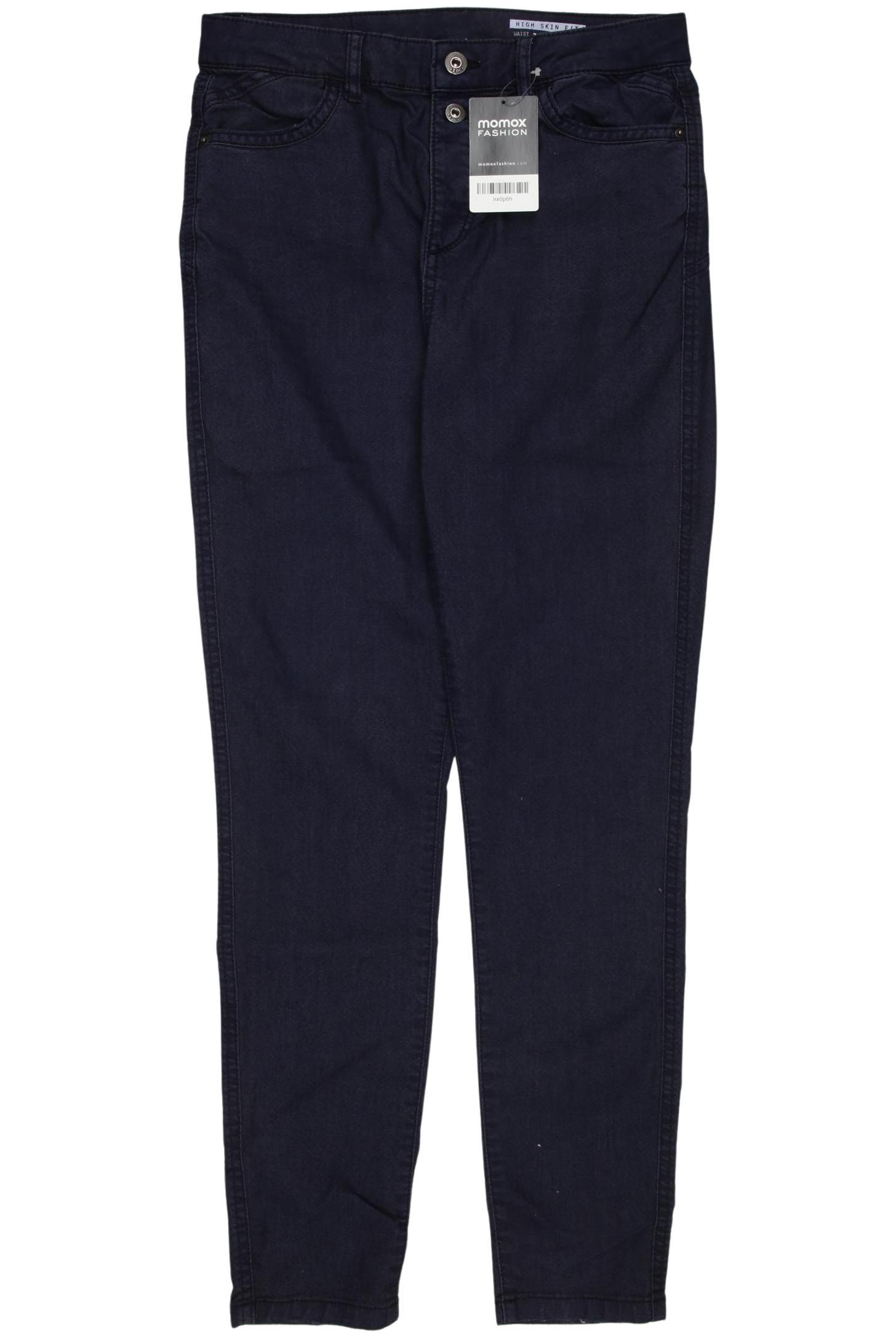 

edc by Esprit Damen Stoffhose, marineblau, Gr. 36