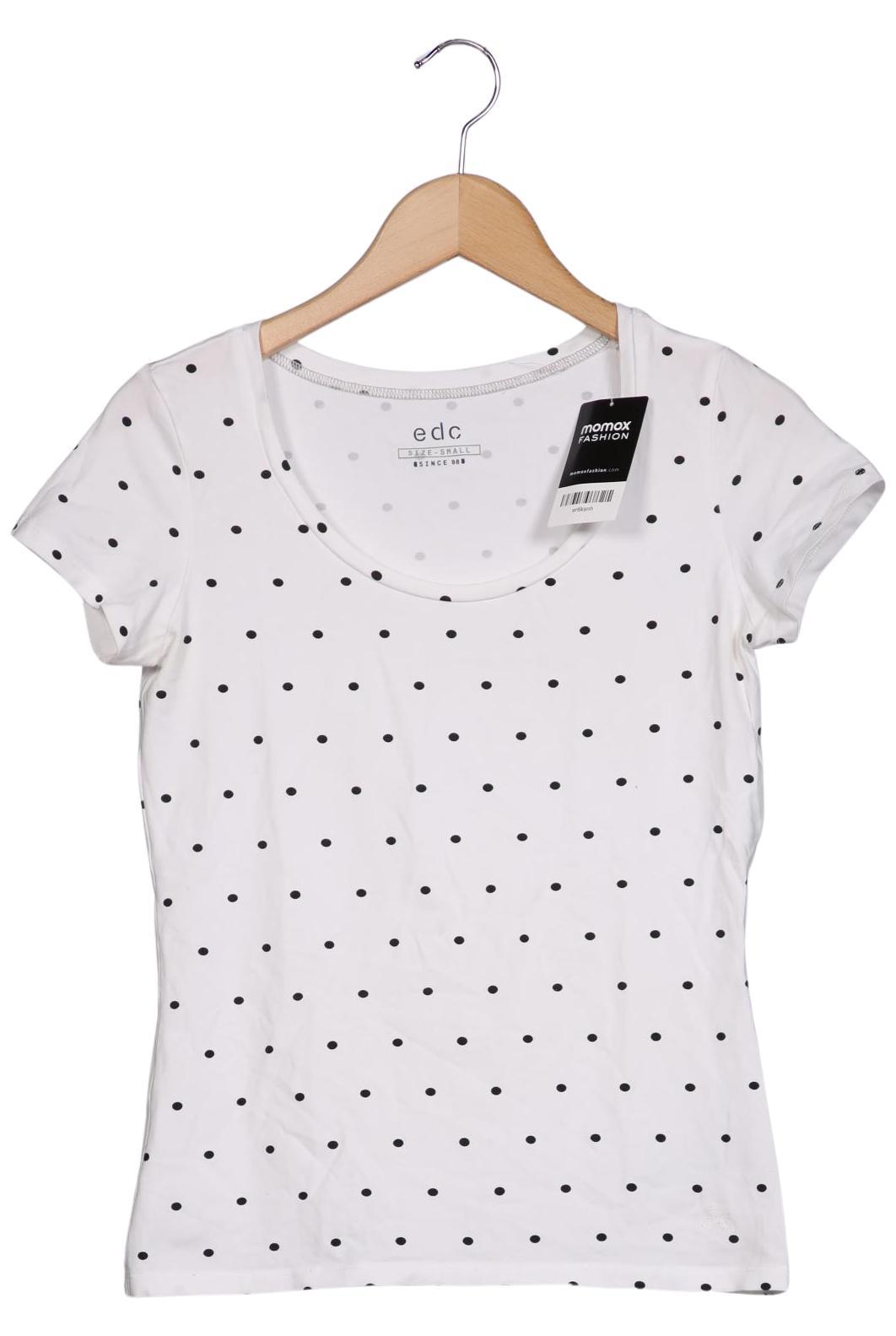 

edc by Esprit Damen T-Shirt, weiß, Gr. 36