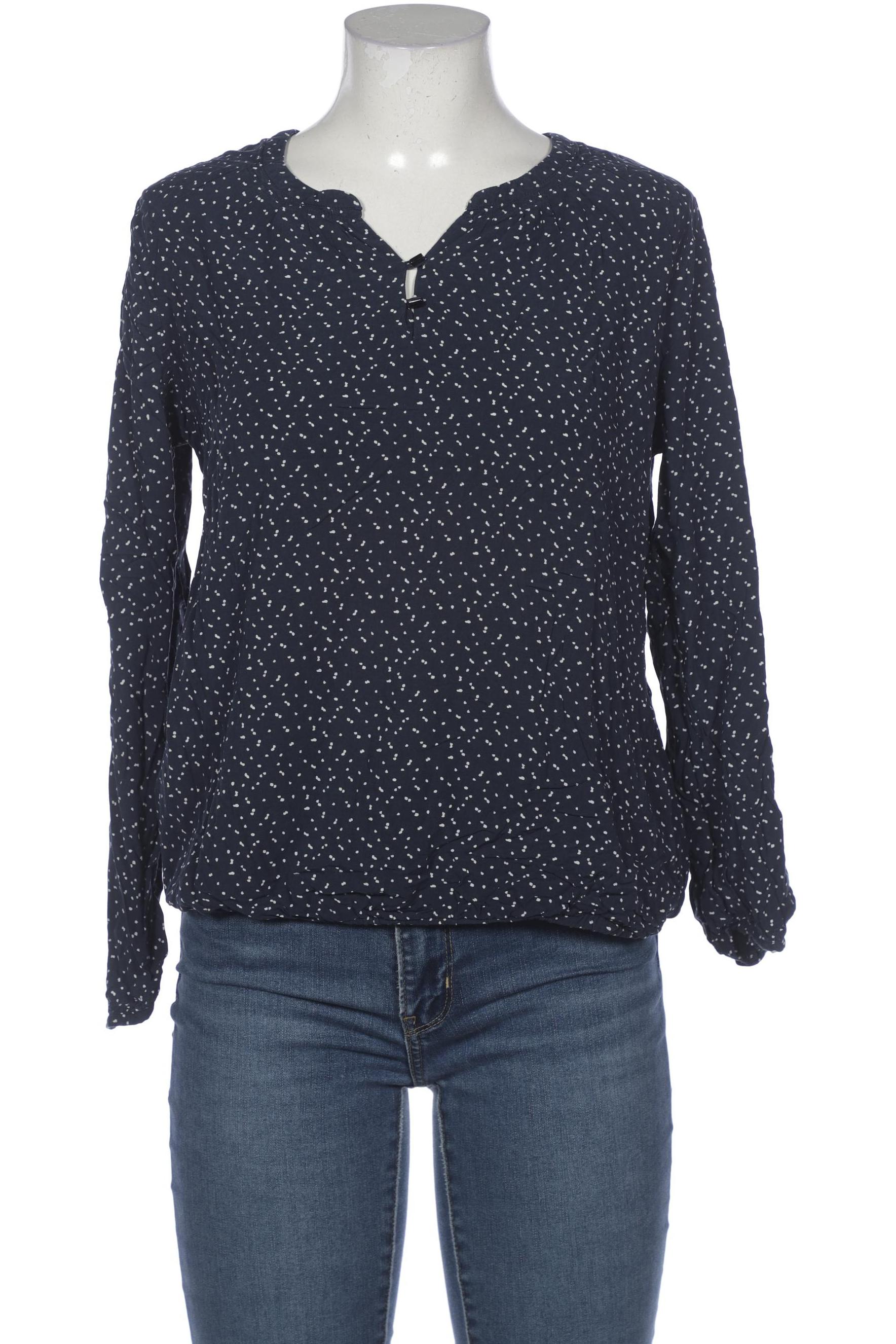 

edc by Esprit Damen Bluse, marineblau, Gr. 42