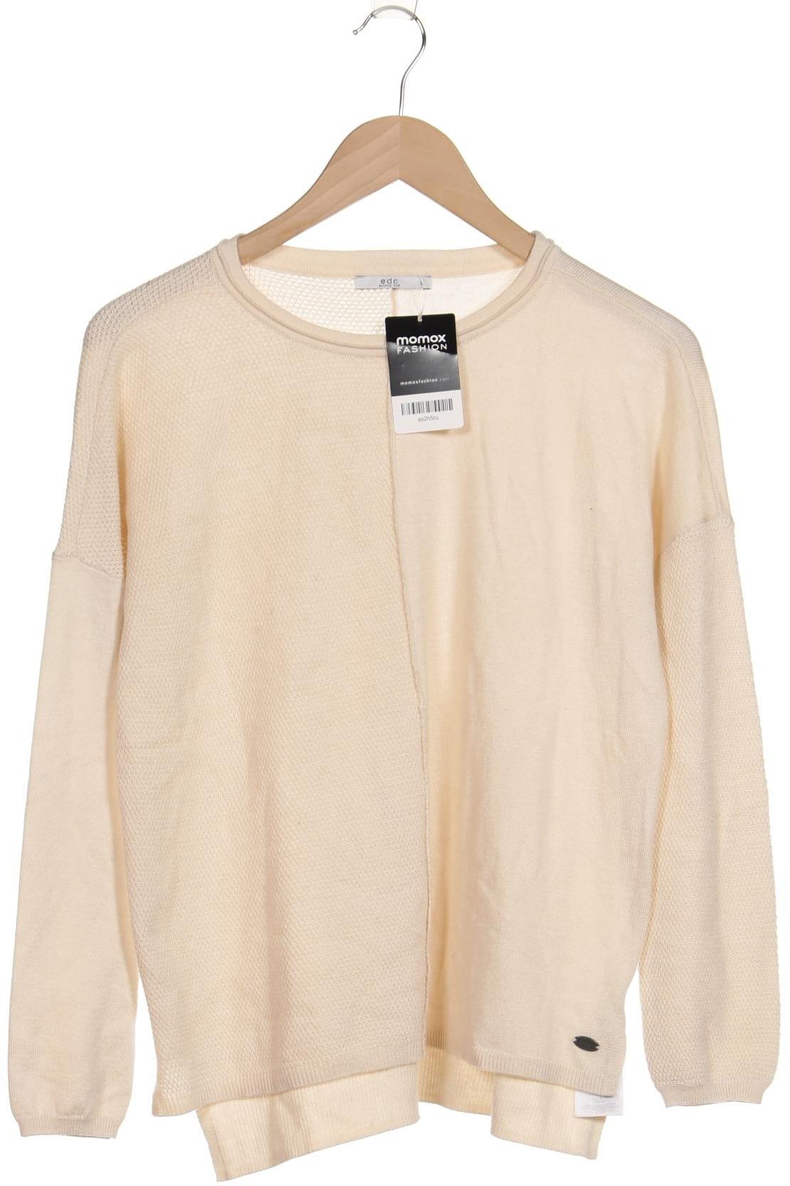 

edc by Esprit Damen Pullover, cremeweiß, Gr. 42