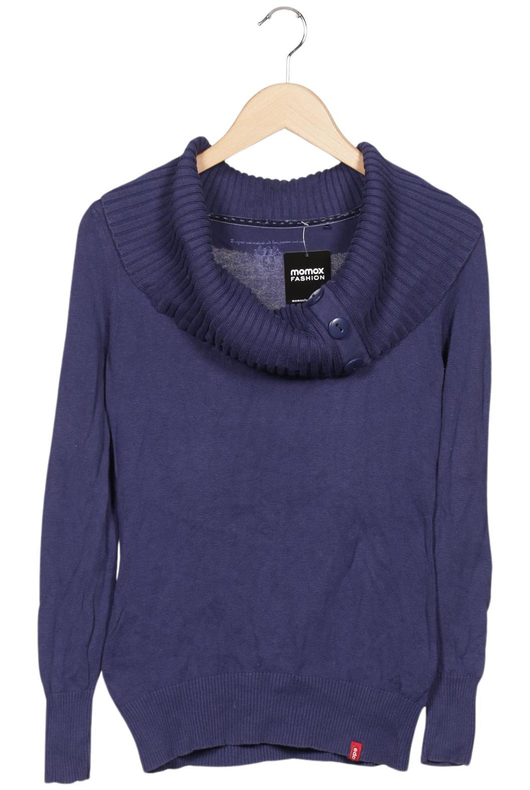 

edc by Esprit Damen Pullover, marineblau, Gr. 36