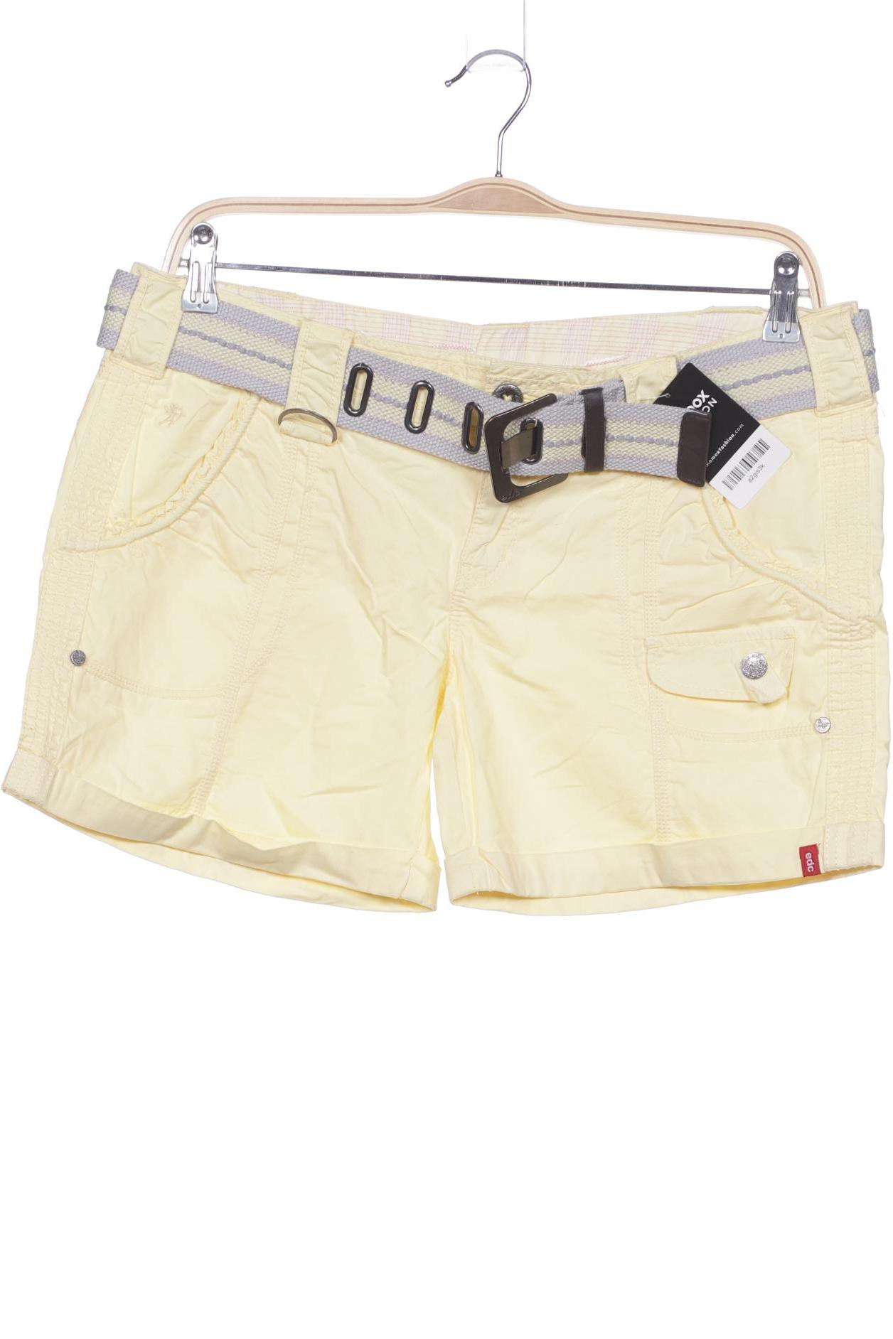 

edc by Esprit Damen Shorts, gelb, Gr. 42