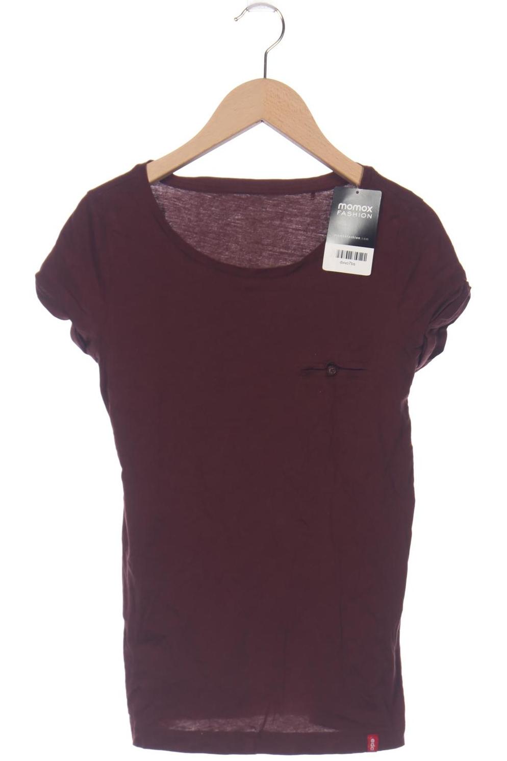 

edc by Esprit Damen T-Shirt, braun, Gr. 36