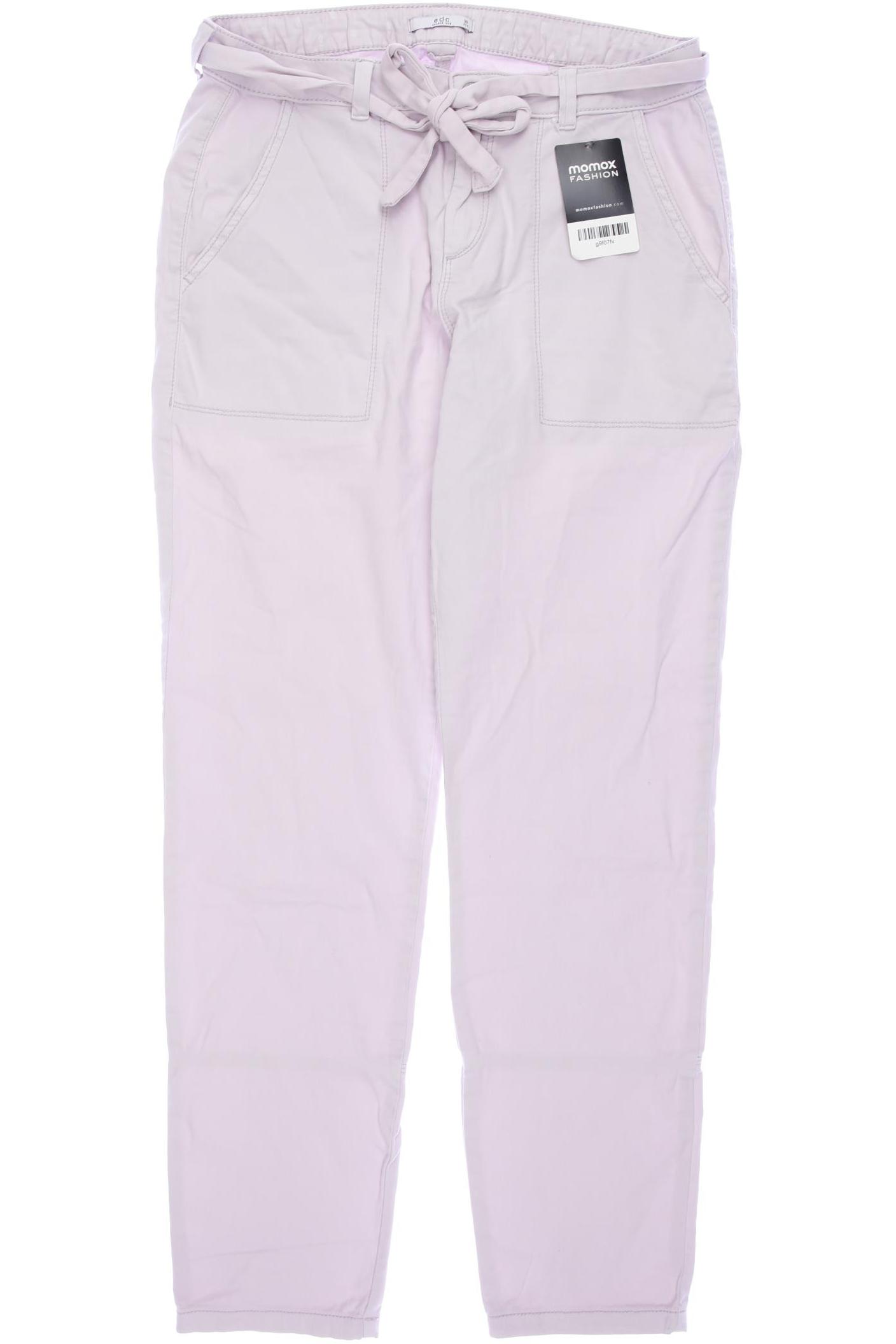 

edc by Esprit Damen Stoffhose, flieder, Gr. 36