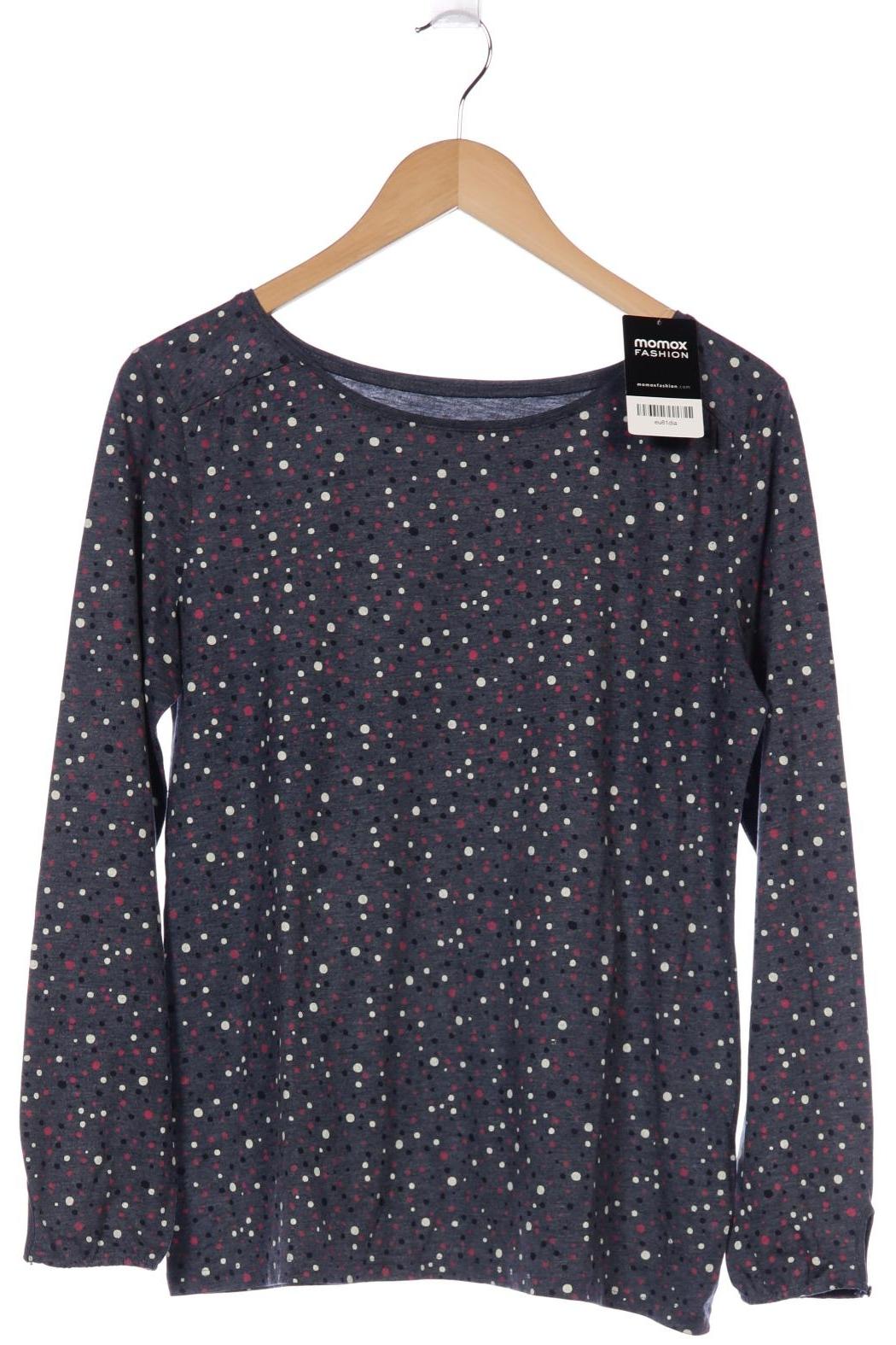 

edc by Esprit Damen Langarmshirt, marineblau, Gr. 38