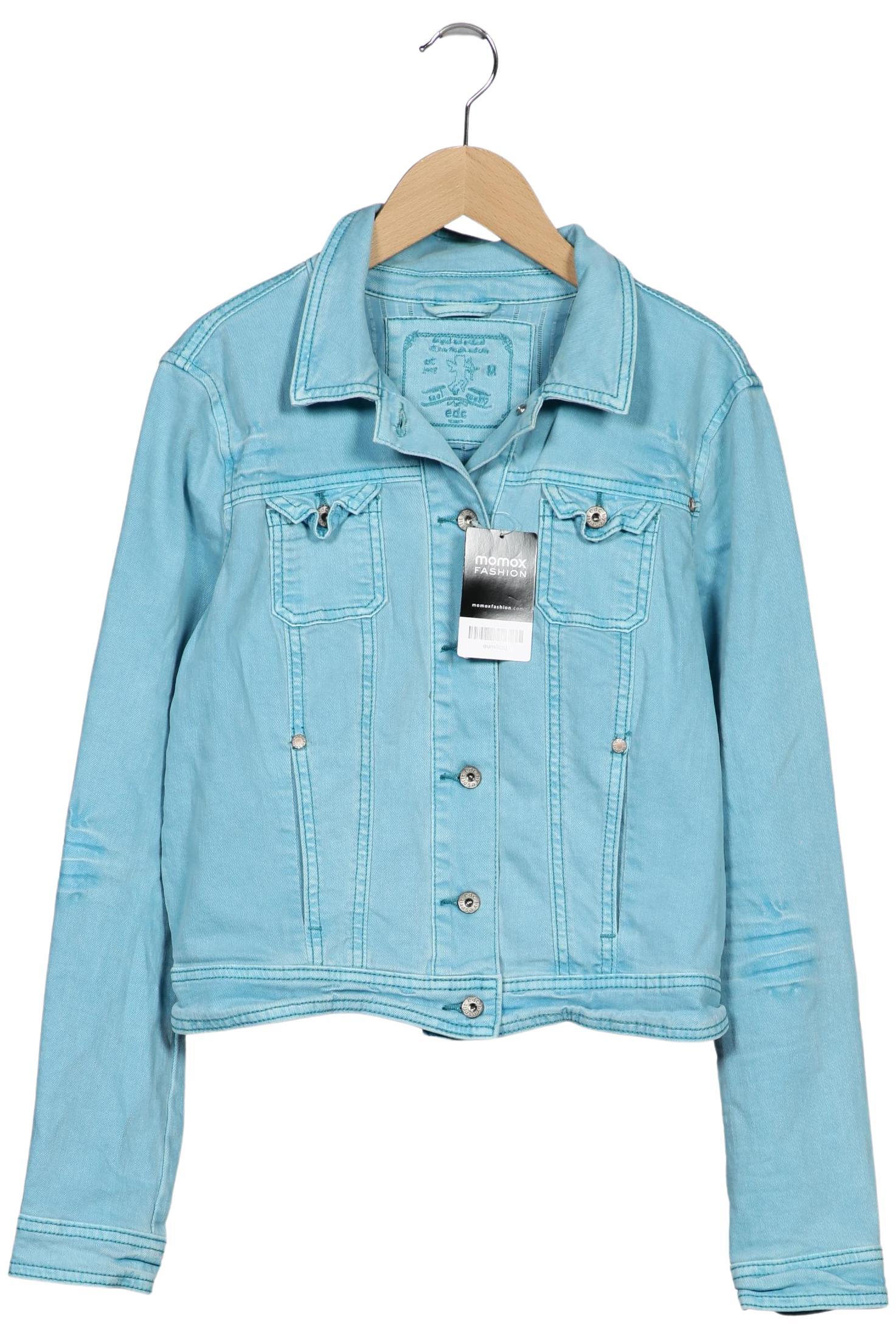 

edc by Esprit Damen Jacke, hellblau, Gr. 38