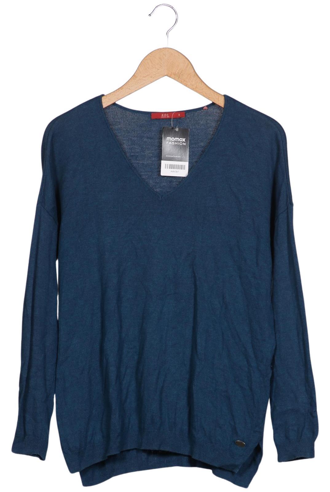 

edc by Esprit Damen Pullover, marineblau, Gr. 36