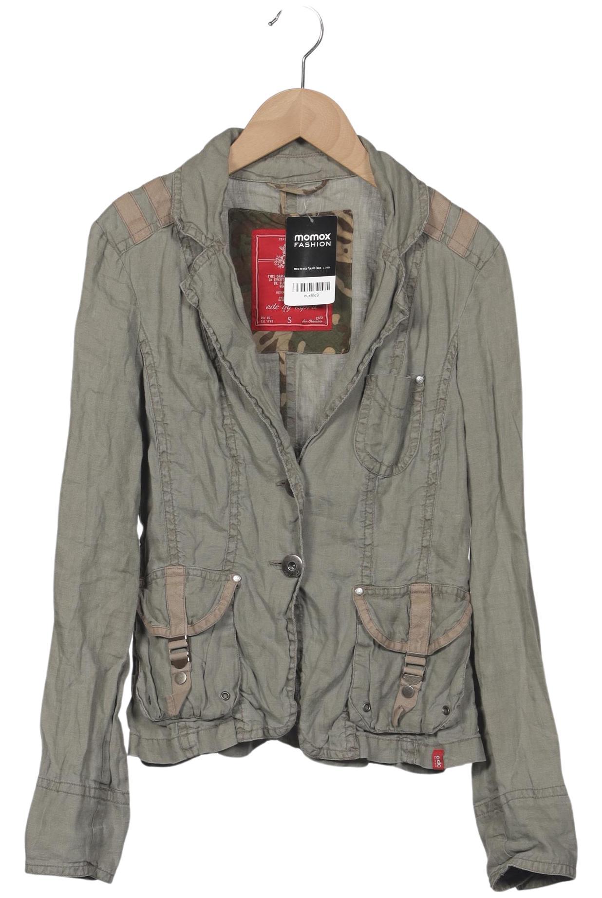 

edc by Esprit Damen Jacke, grün, Gr. 36