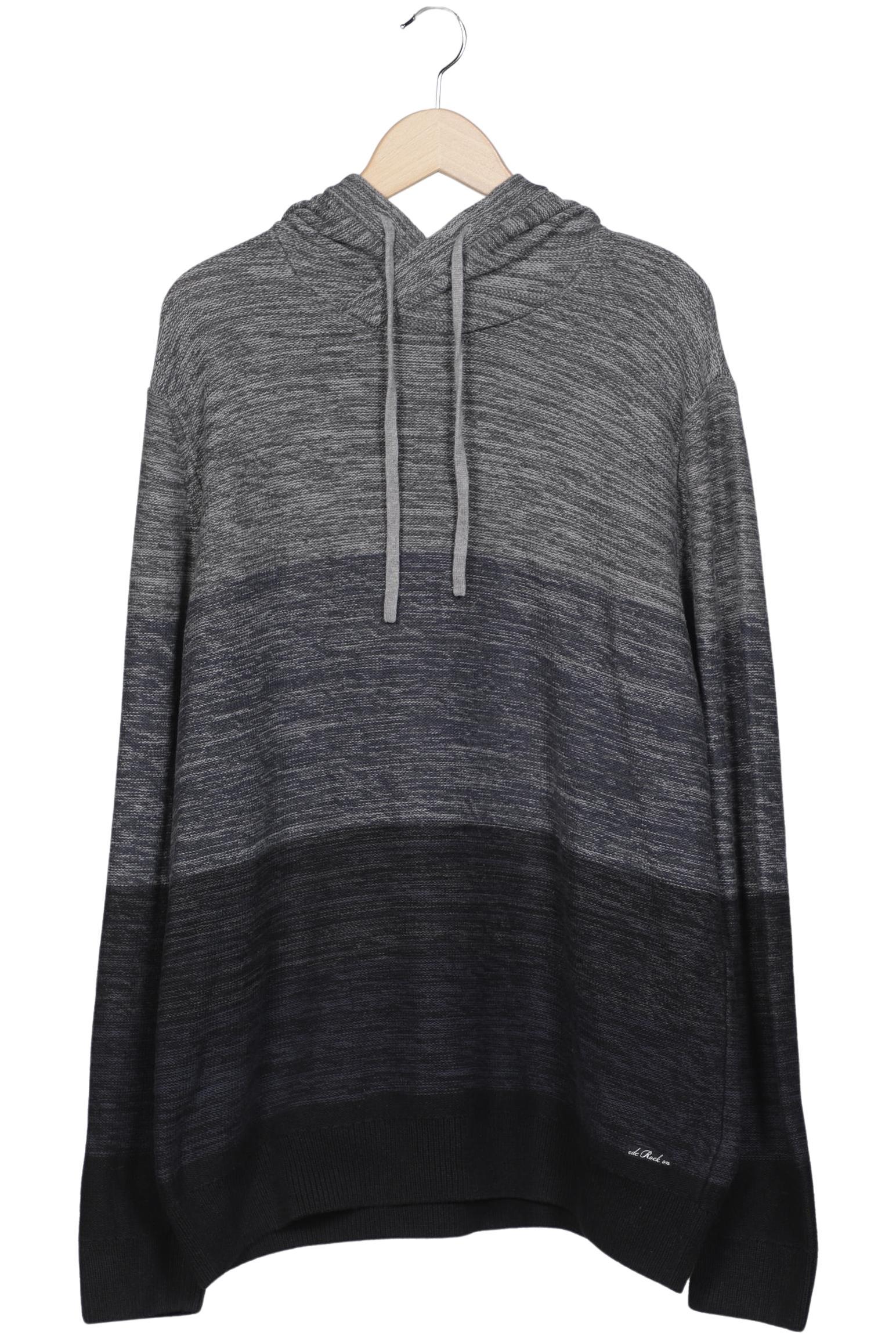 

edc by Esprit Herren Kapuzenpullover, grau, Gr. 56