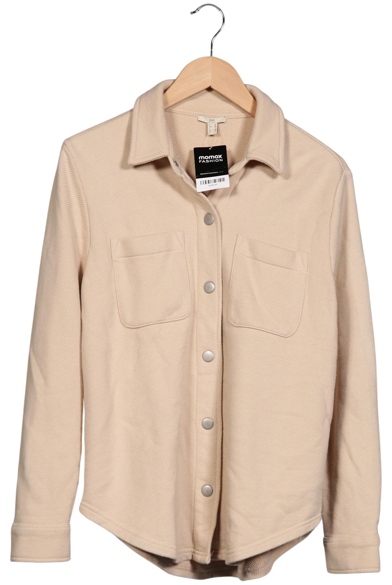 

edc by Esprit Damen Jacke, beige, Gr. 34