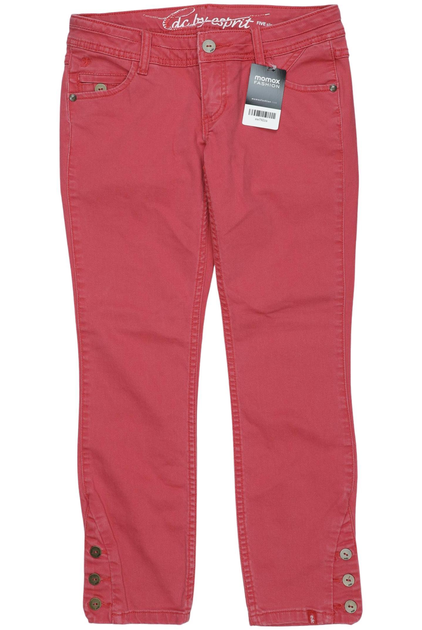

edc by Esprit Damen Jeans, rot, Gr. 34