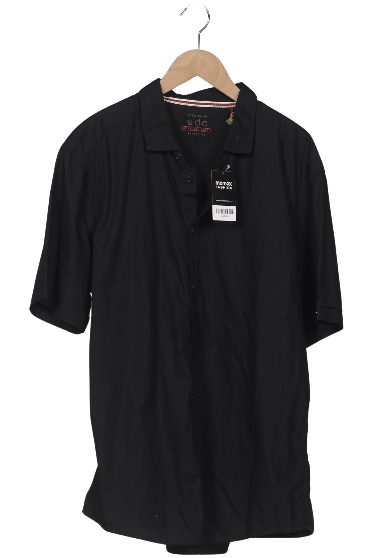 Thumbnail - edc by Esprit Herren Hemd, schwarz, Gr. 56