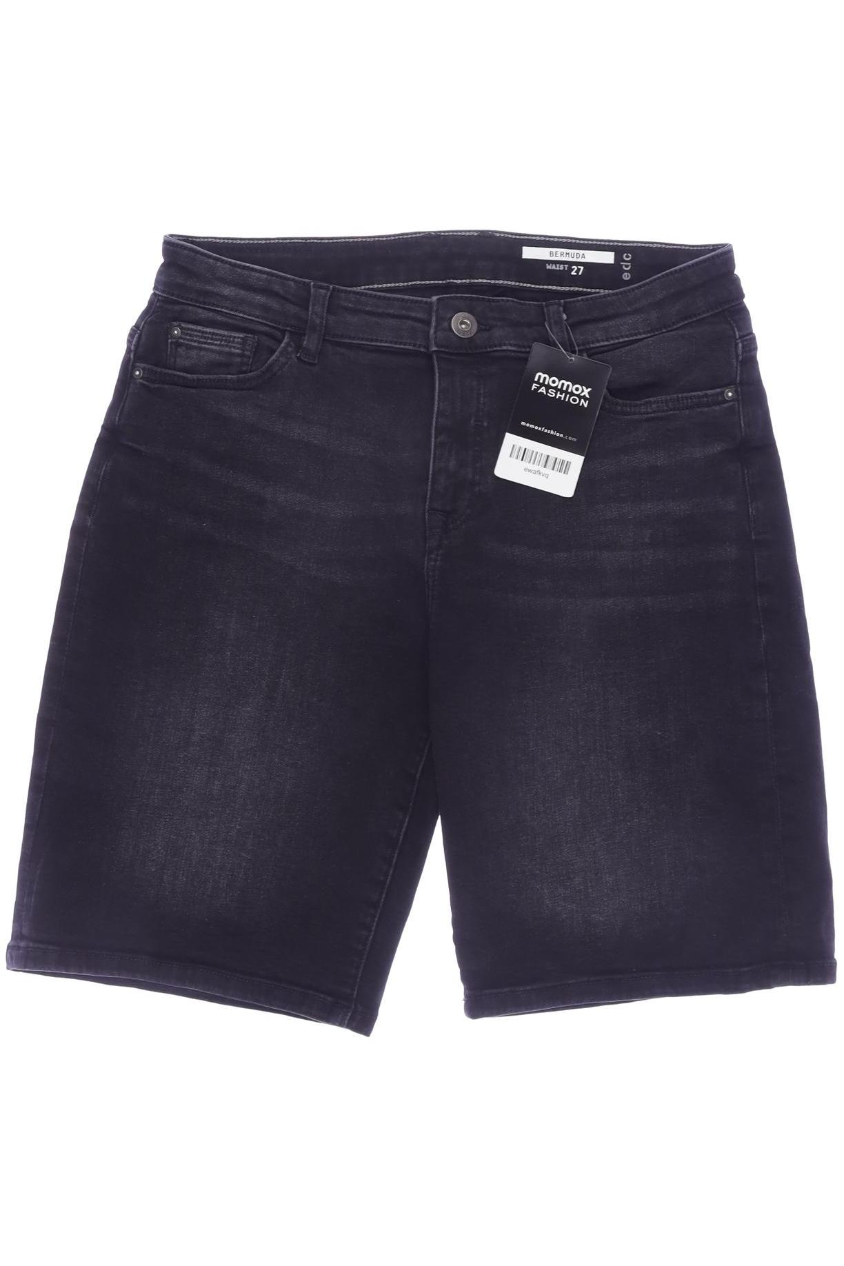 

edc by Esprit Damen Shorts, schwarz, Gr. 27