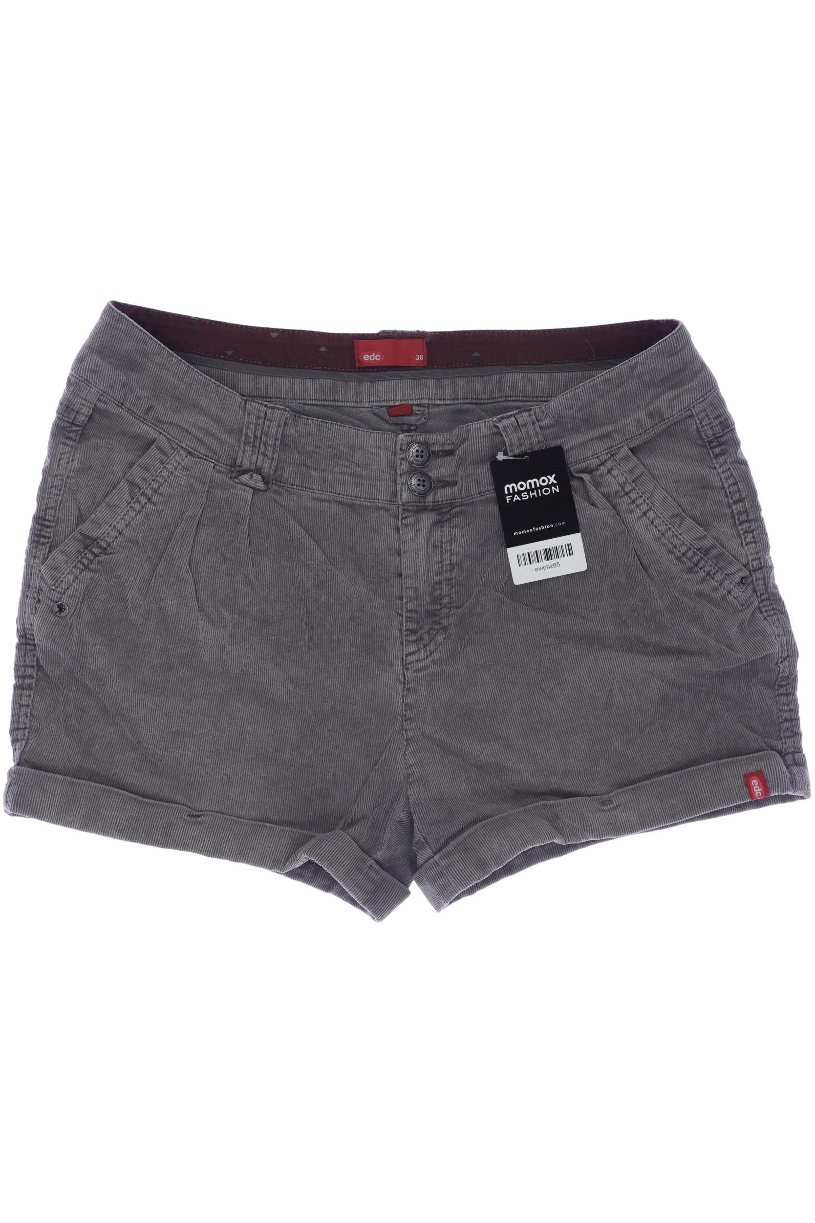

edc by Esprit Damen Shorts, grau, Gr. 38