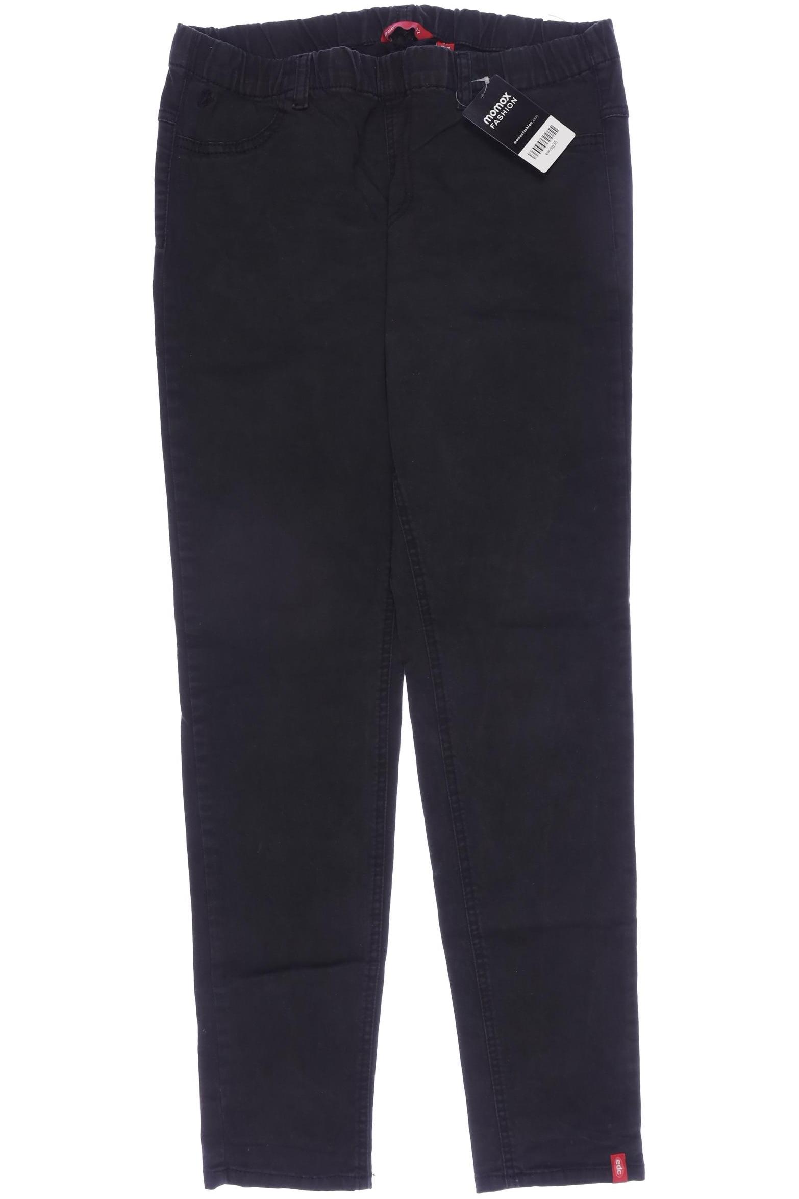 

edc by Esprit Damen Stoffhose, schwarz, Gr. 42