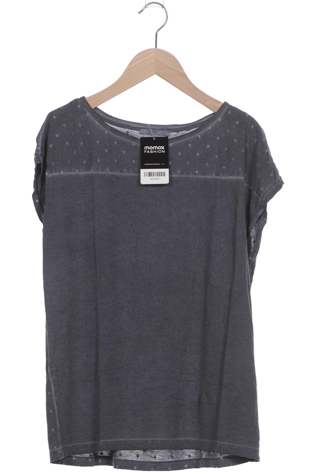 

edc by Esprit Damen T-Shirt, grau, Gr. 38