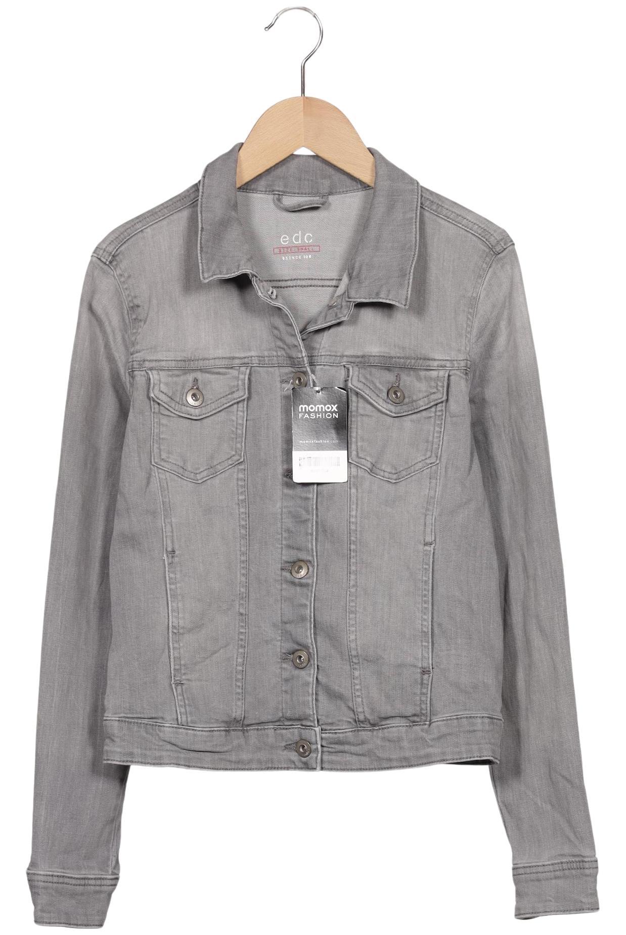 

edc by Esprit Damen Jacke, grau, Gr. 36