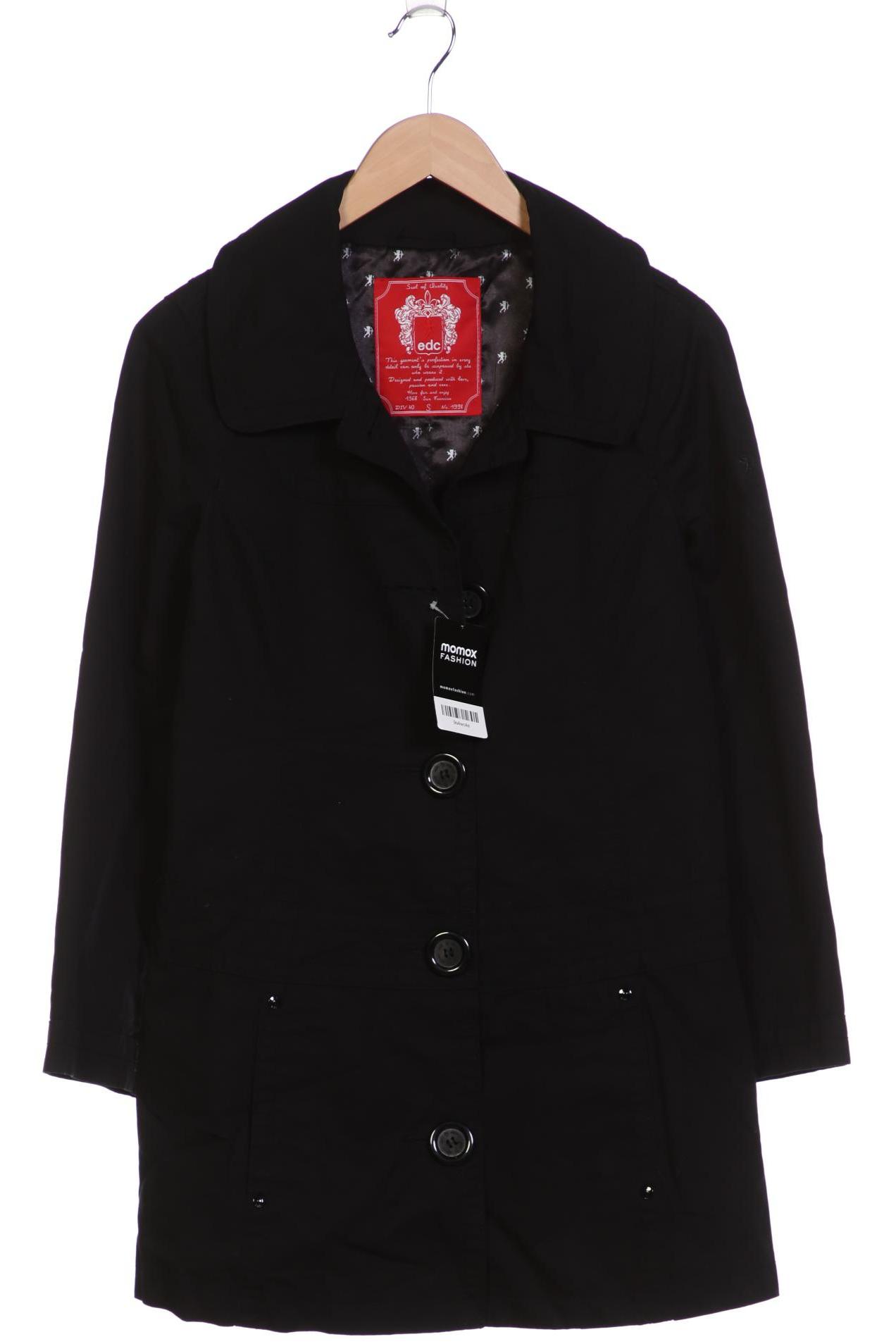 

edc by Esprit Damen Mantel, schwarz, Gr. 36