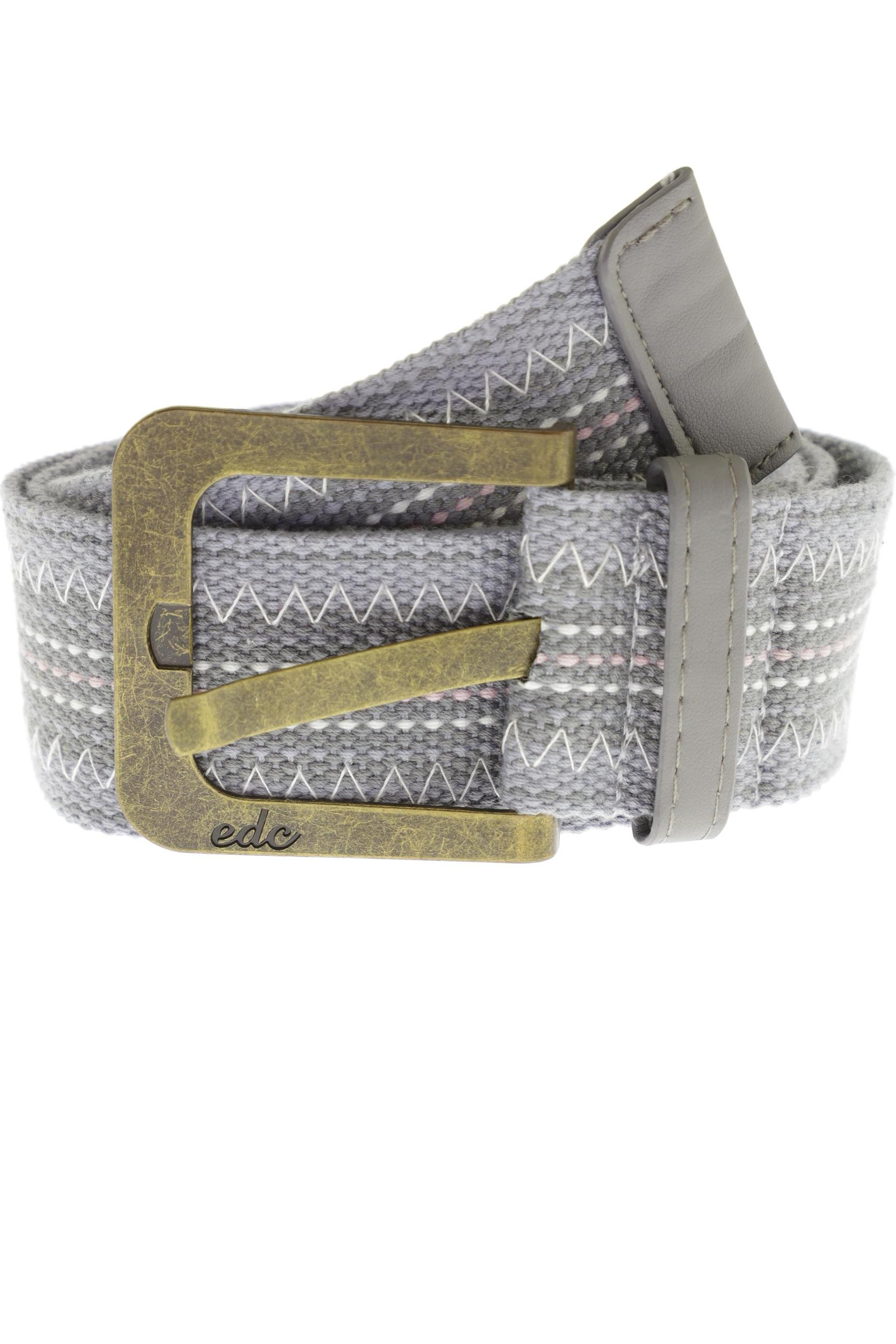 

edc by Esprit Damen Gürtel, grau, Gr. 90