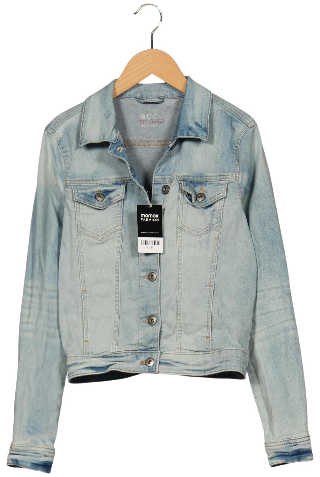 

edc by Esprit Damen Jacke, hellblau, Gr. 34