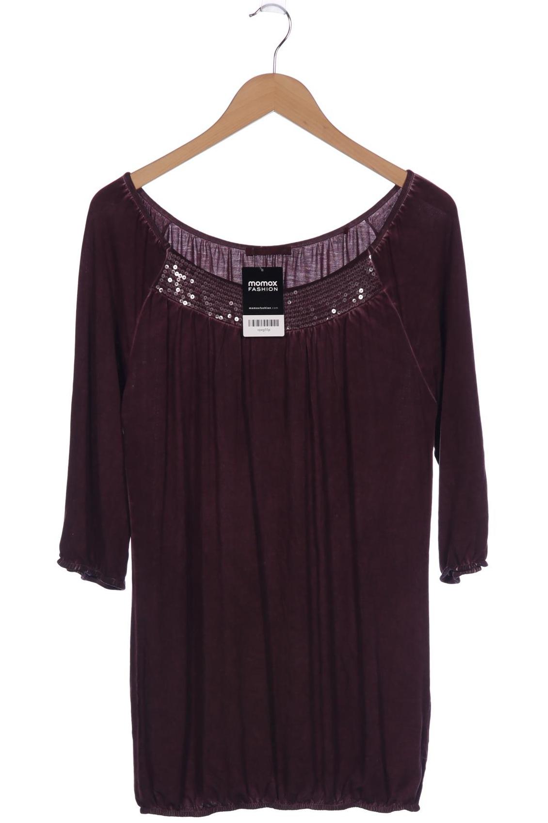 

edc by Esprit Damen Langarmshirt, bordeaux, Gr. 34