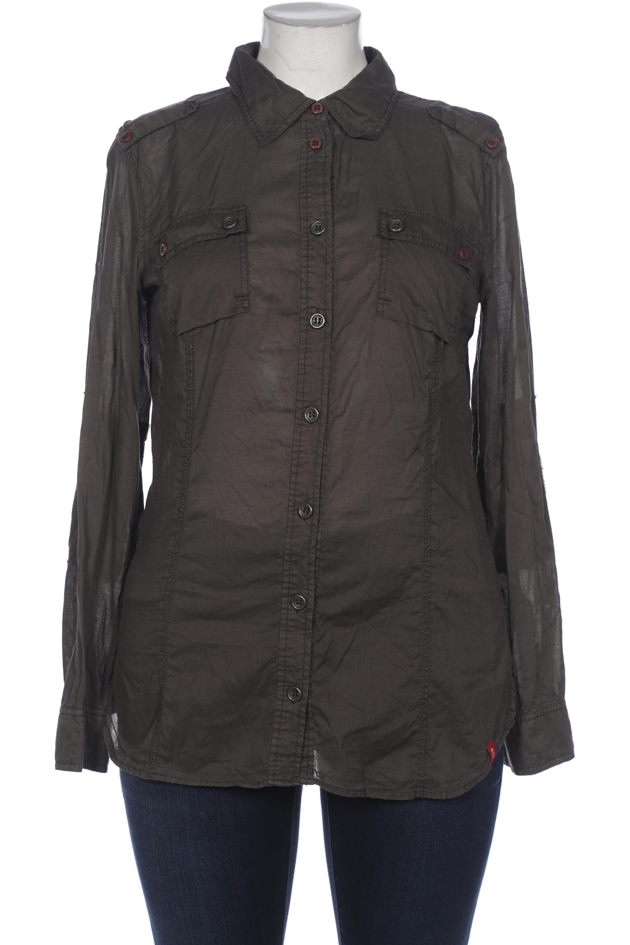 

edc by Esprit Damen Bluse, grau, Gr. 44