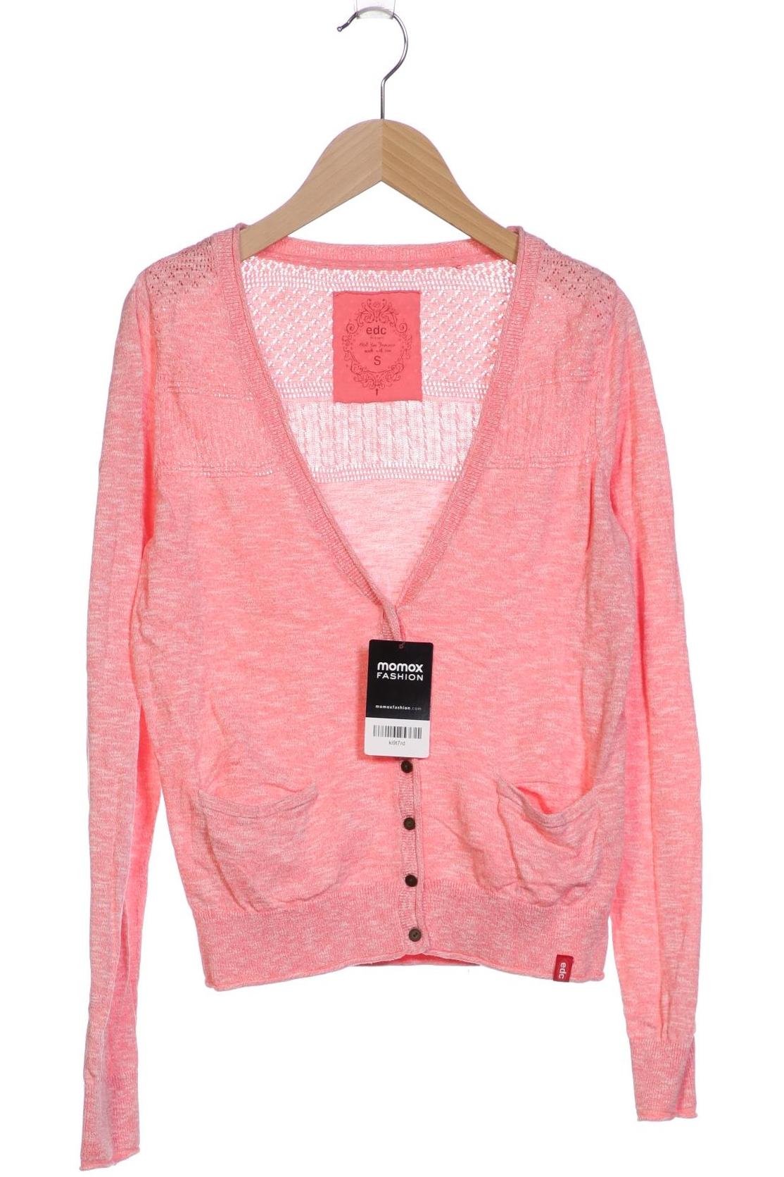 

edc by Esprit Damen Strickjacke, pink, Gr. 36