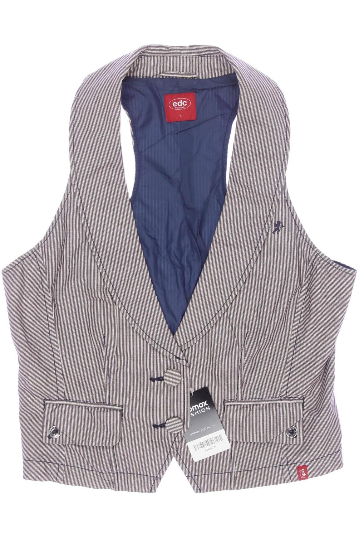 

edc by Esprit Damen Weste, grau, Gr. 42