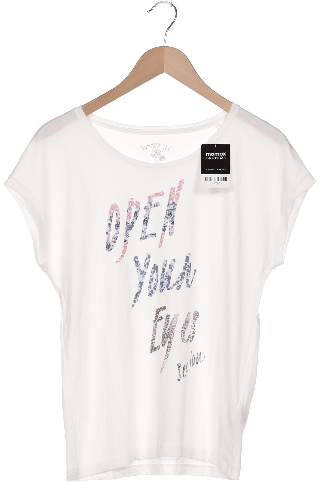 

edc by Esprit Damen T-Shirt, weiß, Gr. 36