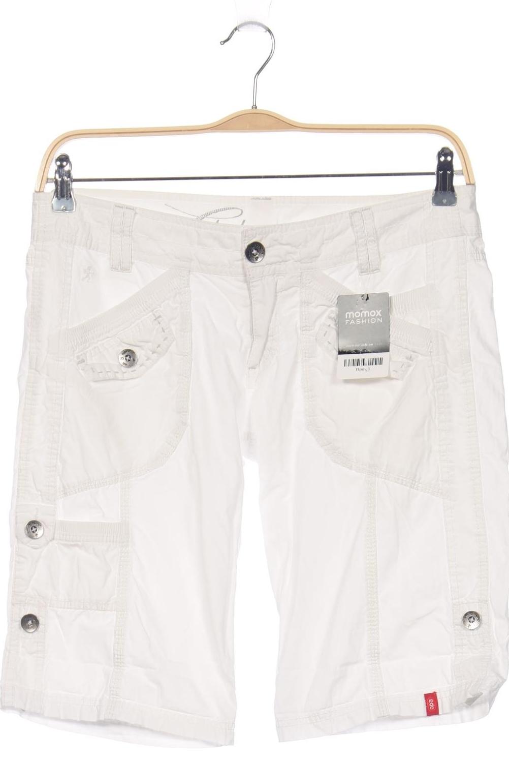 

edc by Esprit Damen Shorts, weiß, Gr. 38