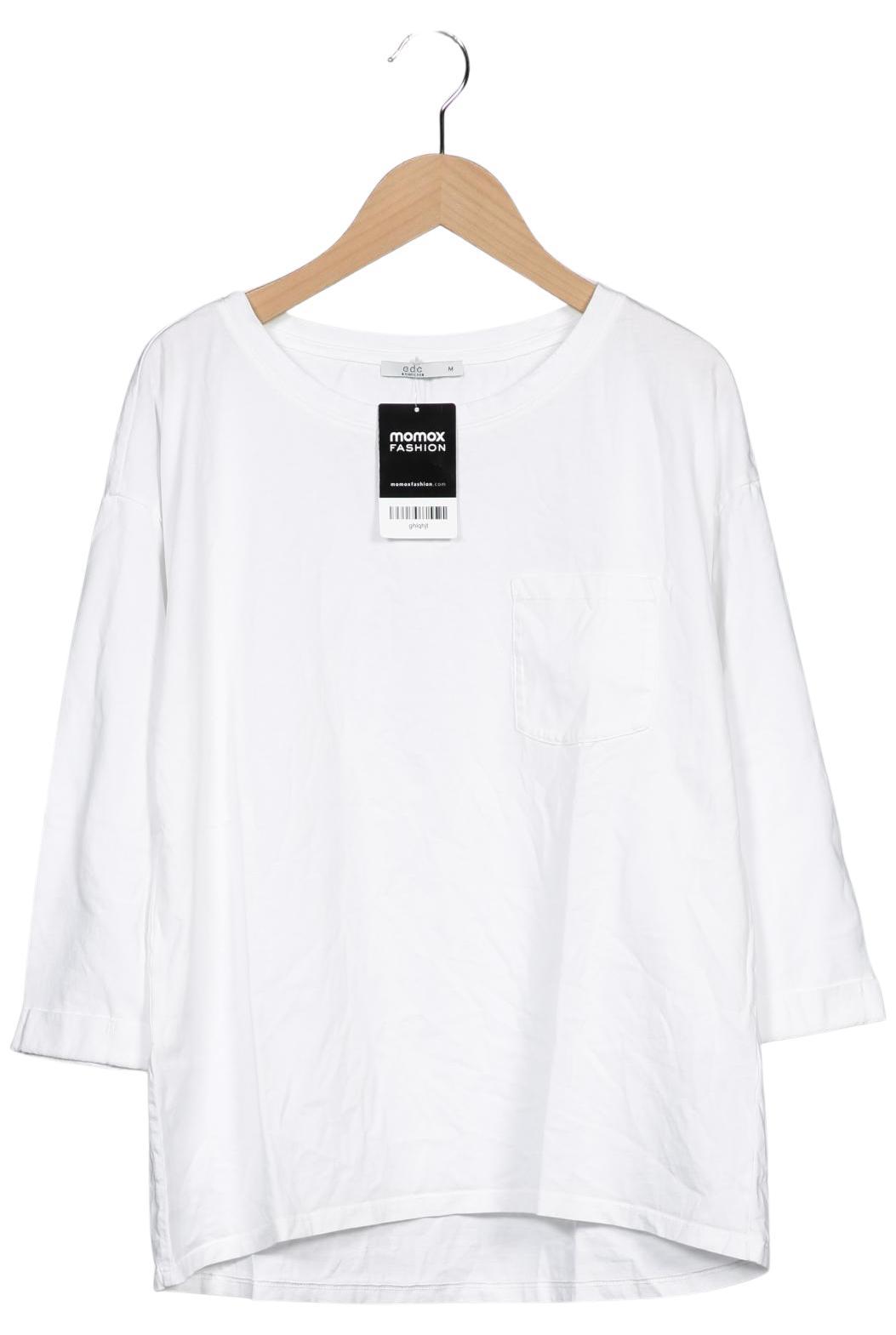 

edc by Esprit Damen Langarmshirt, weiß, Gr. 38