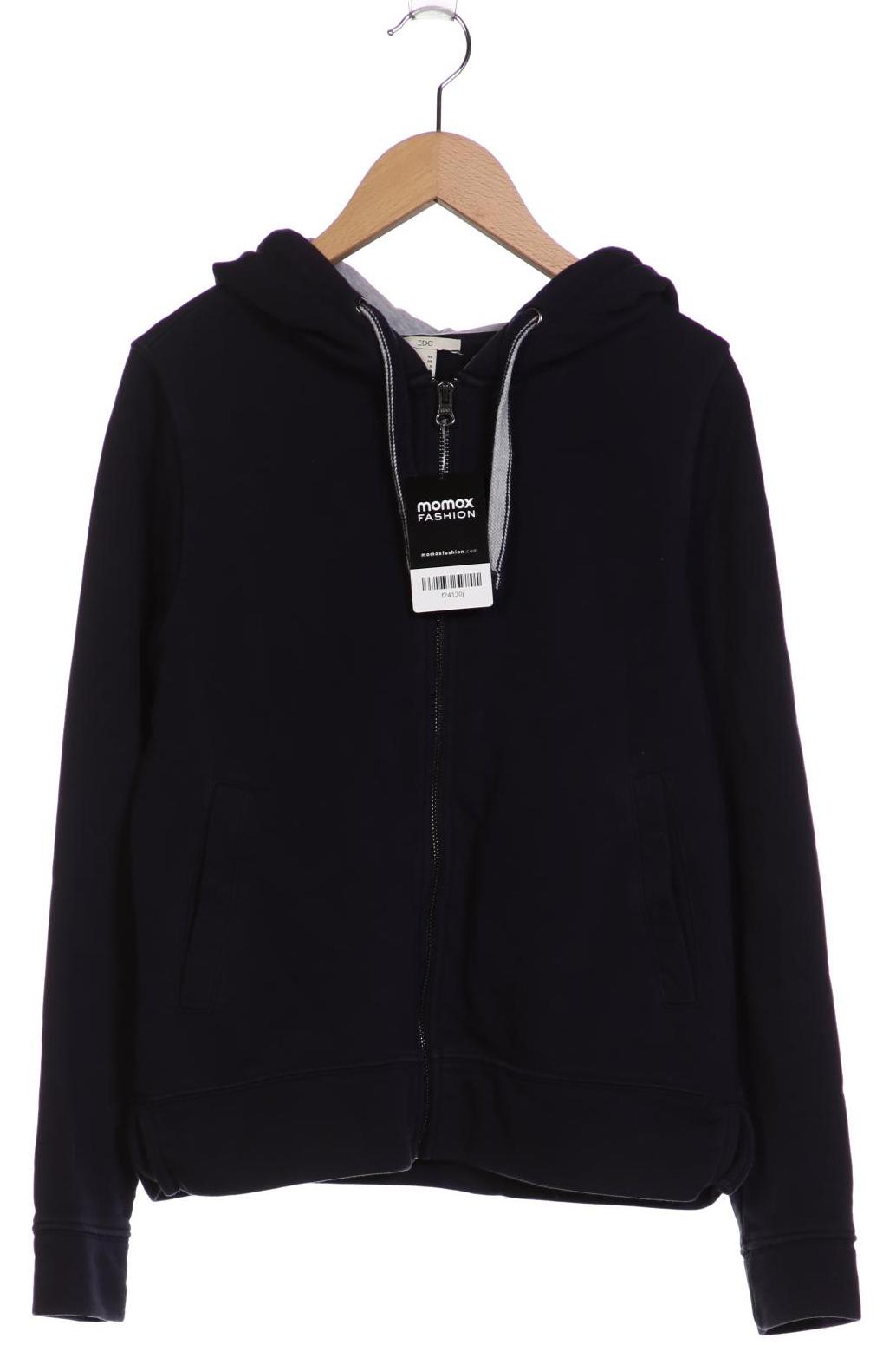 

edc by Esprit Damen Kapuzenpullover, marineblau, Gr. 34