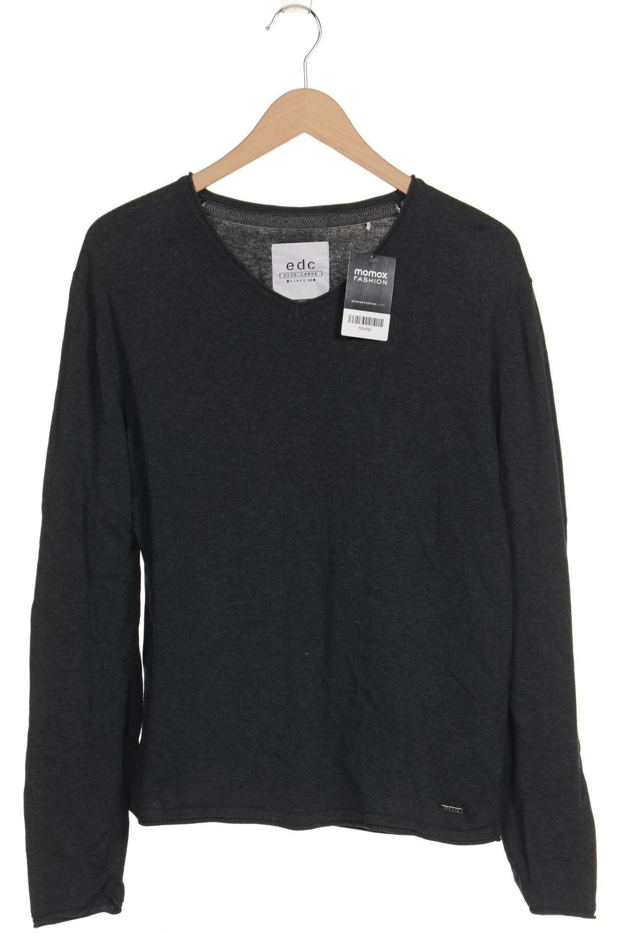 

edc by Esprit Herren Pullover, grau, Gr. 52