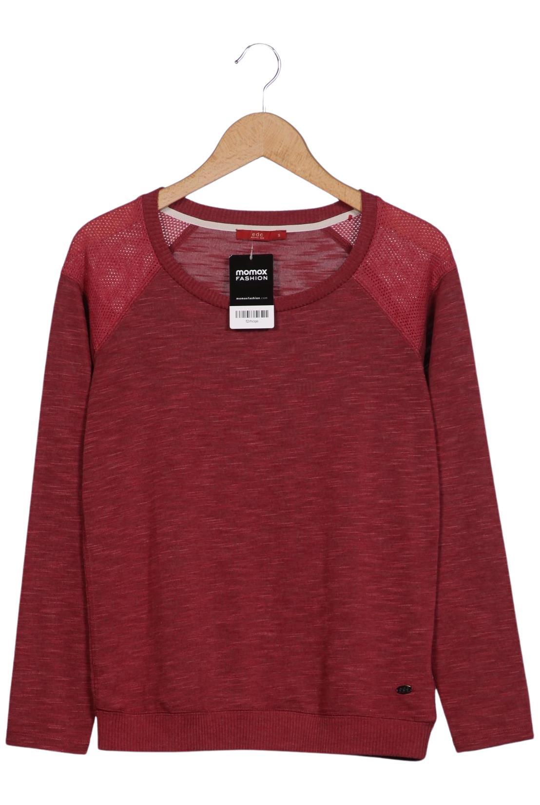 

edc by Esprit Damen Sweatshirt, rot, Gr. 36
