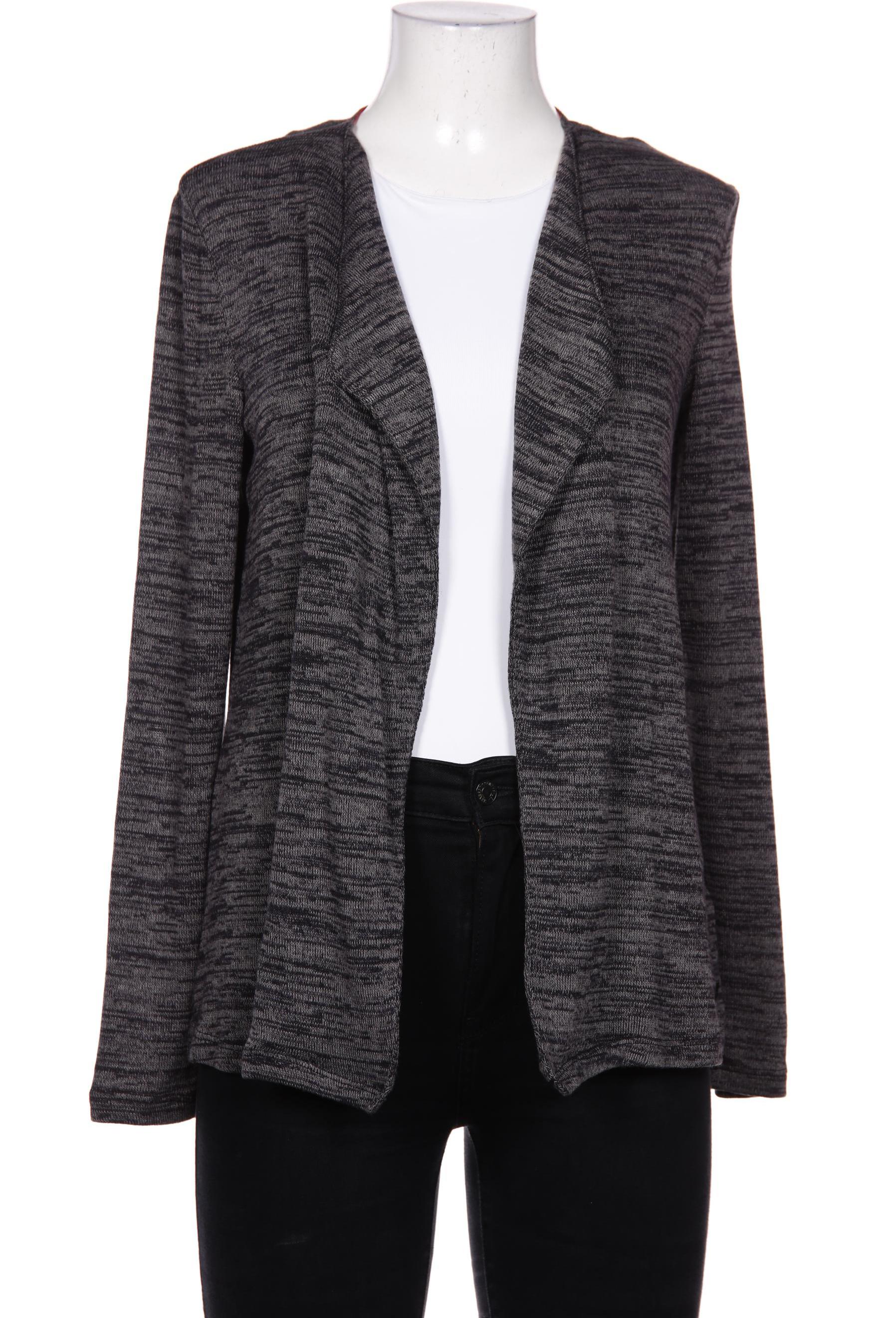 

edc by Esprit Damen Strickjacke, grau, Gr. 42