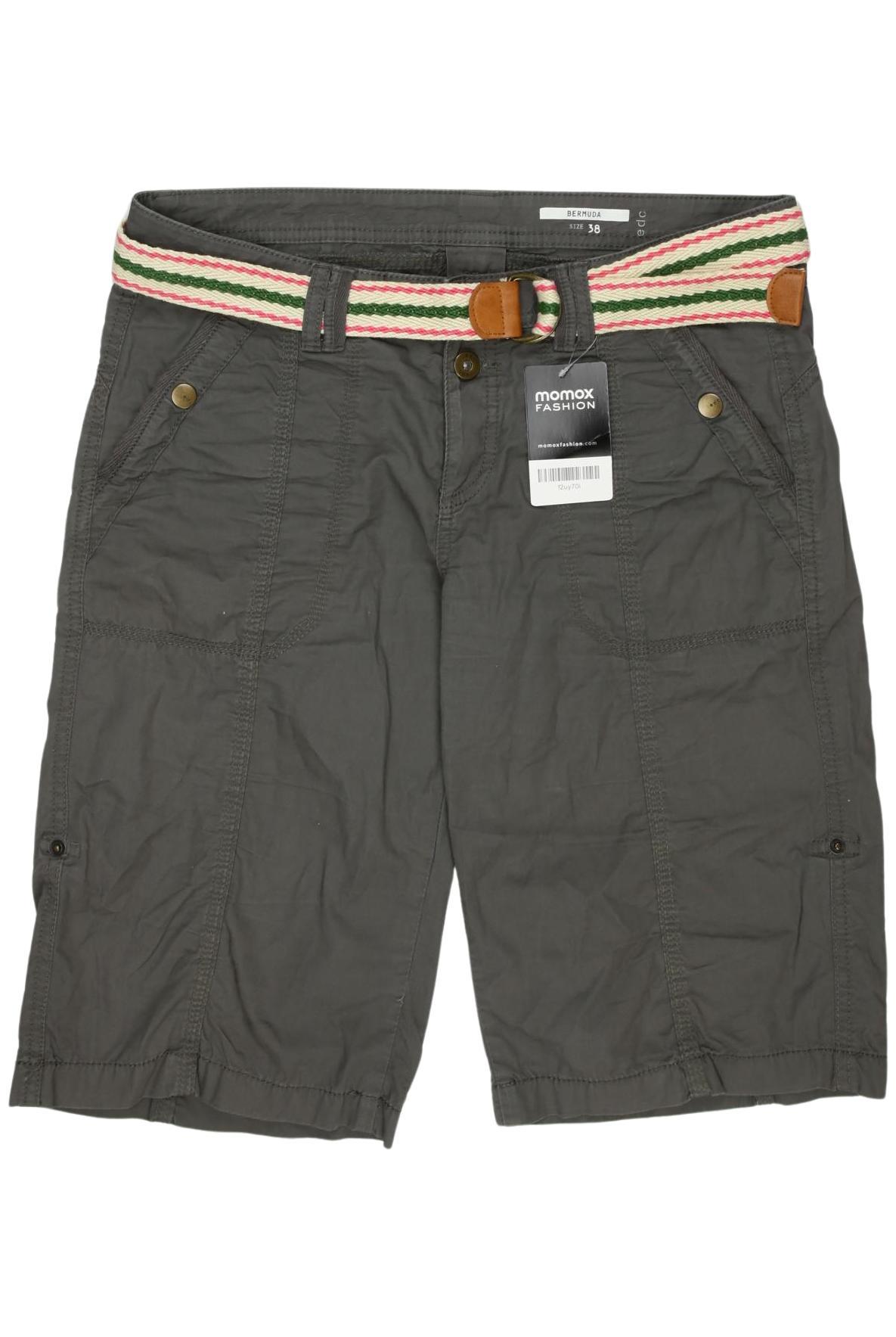 

edc by Esprit Damen Shorts, grau, Gr. 38