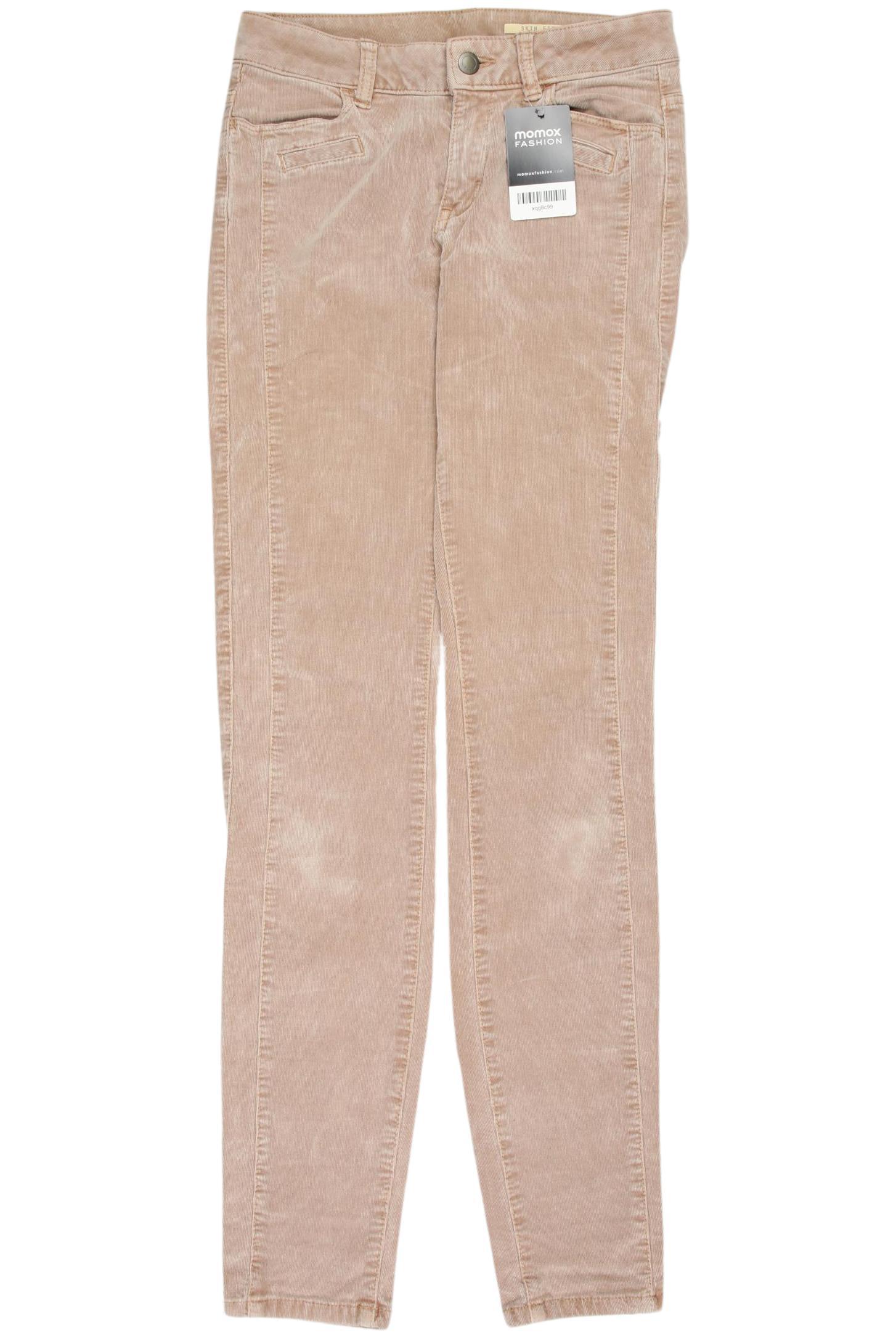 

edc by Esprit Damen Stoffhose, beige, Gr. 32
