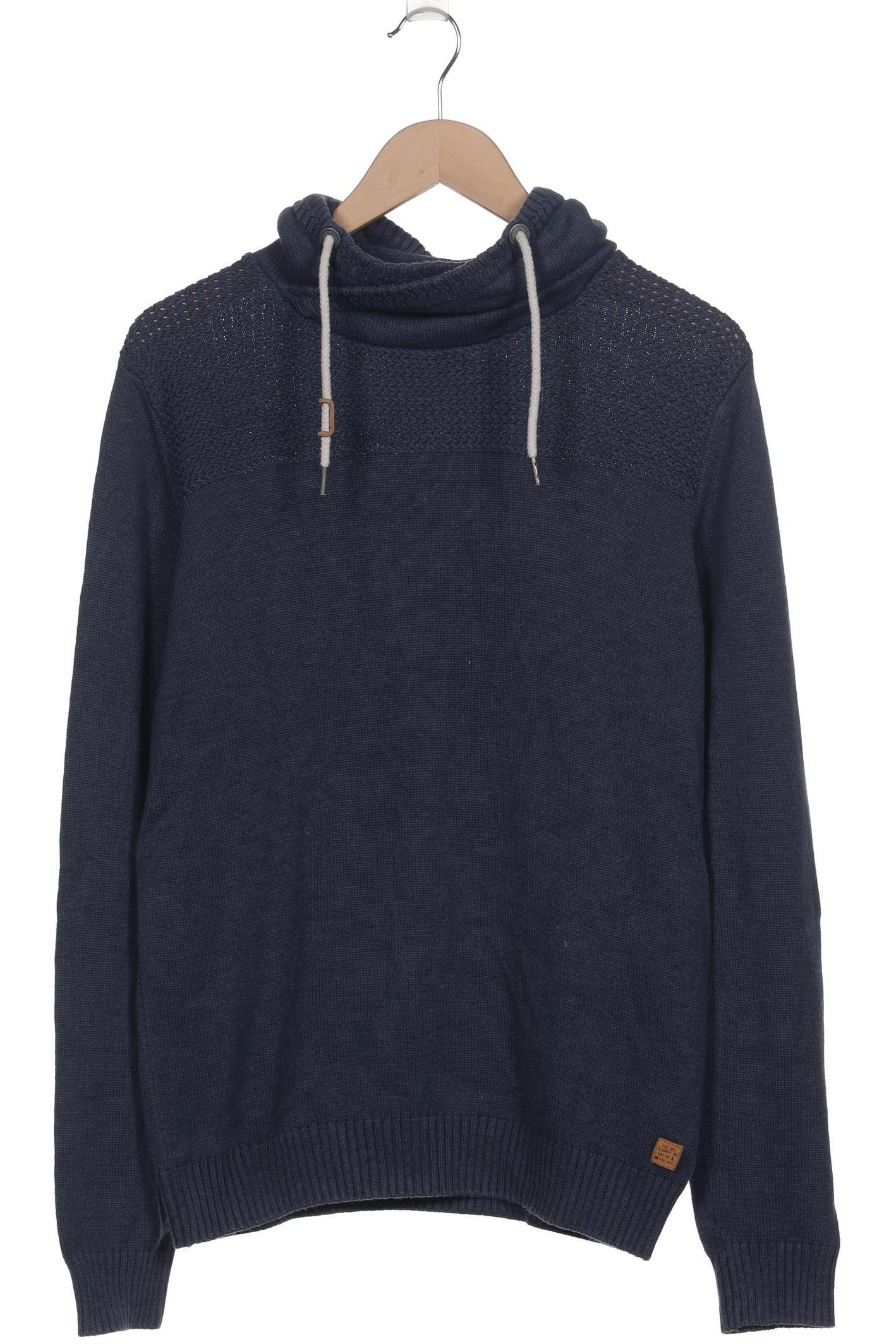 

edc by Esprit Herren Pullover, blau, Gr. 52