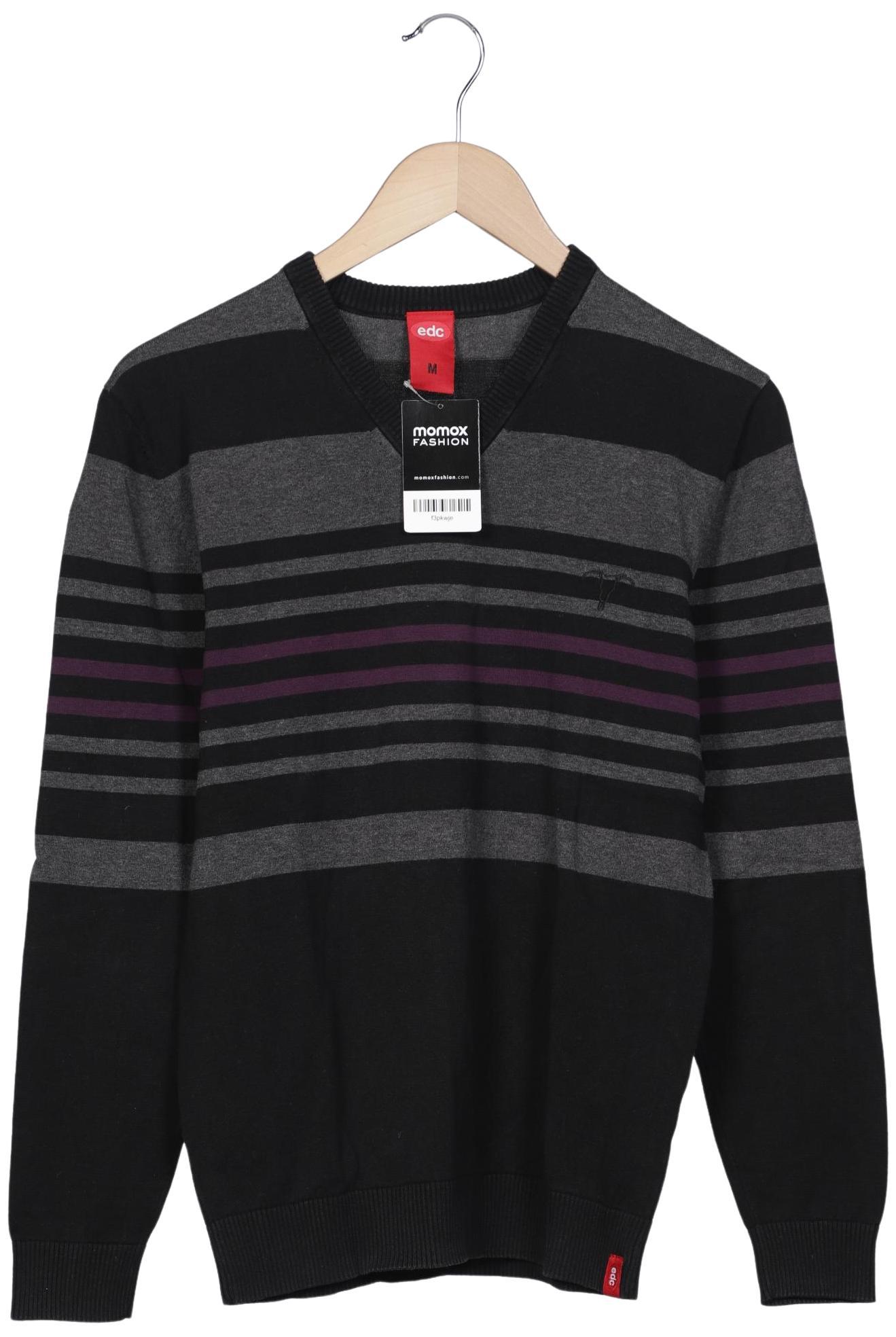 

edc by Esprit Herren Pullover, schwarz, Gr. 48