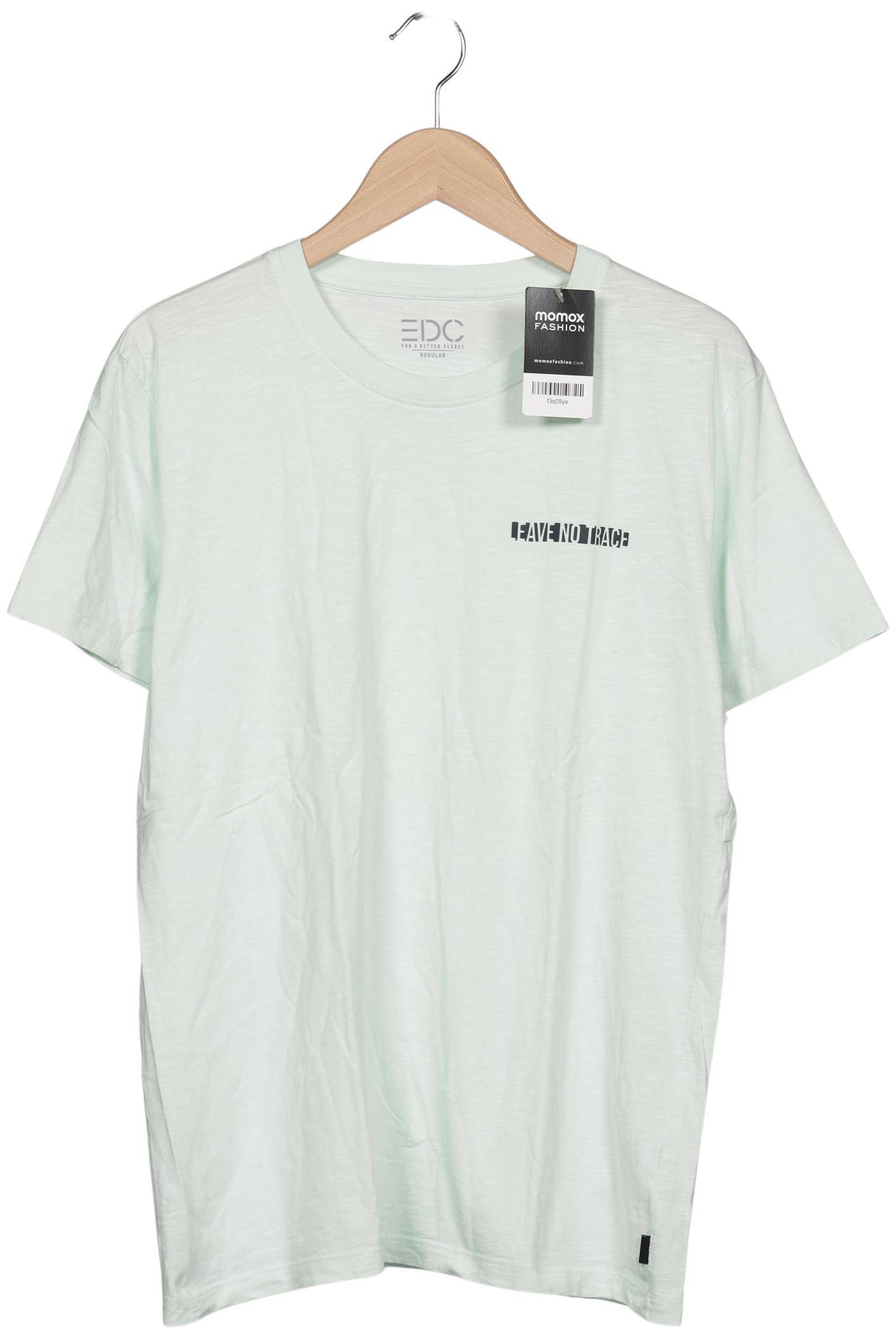 Thumbnail - edc by Esprit Herren T-Shirt, hellgrün, Gr. 48