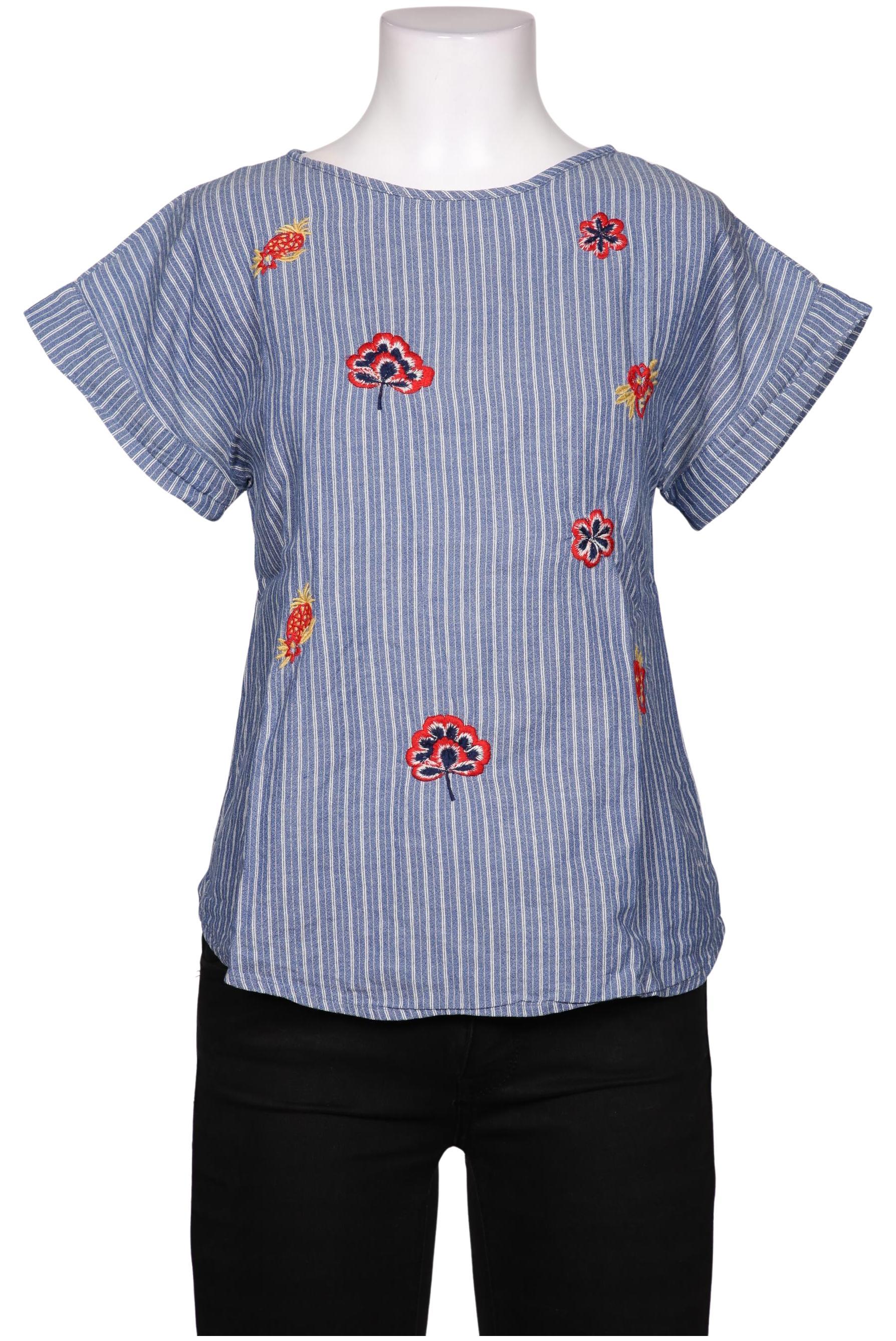 

edc by Esprit Damen Bluse, blau, Gr. 34