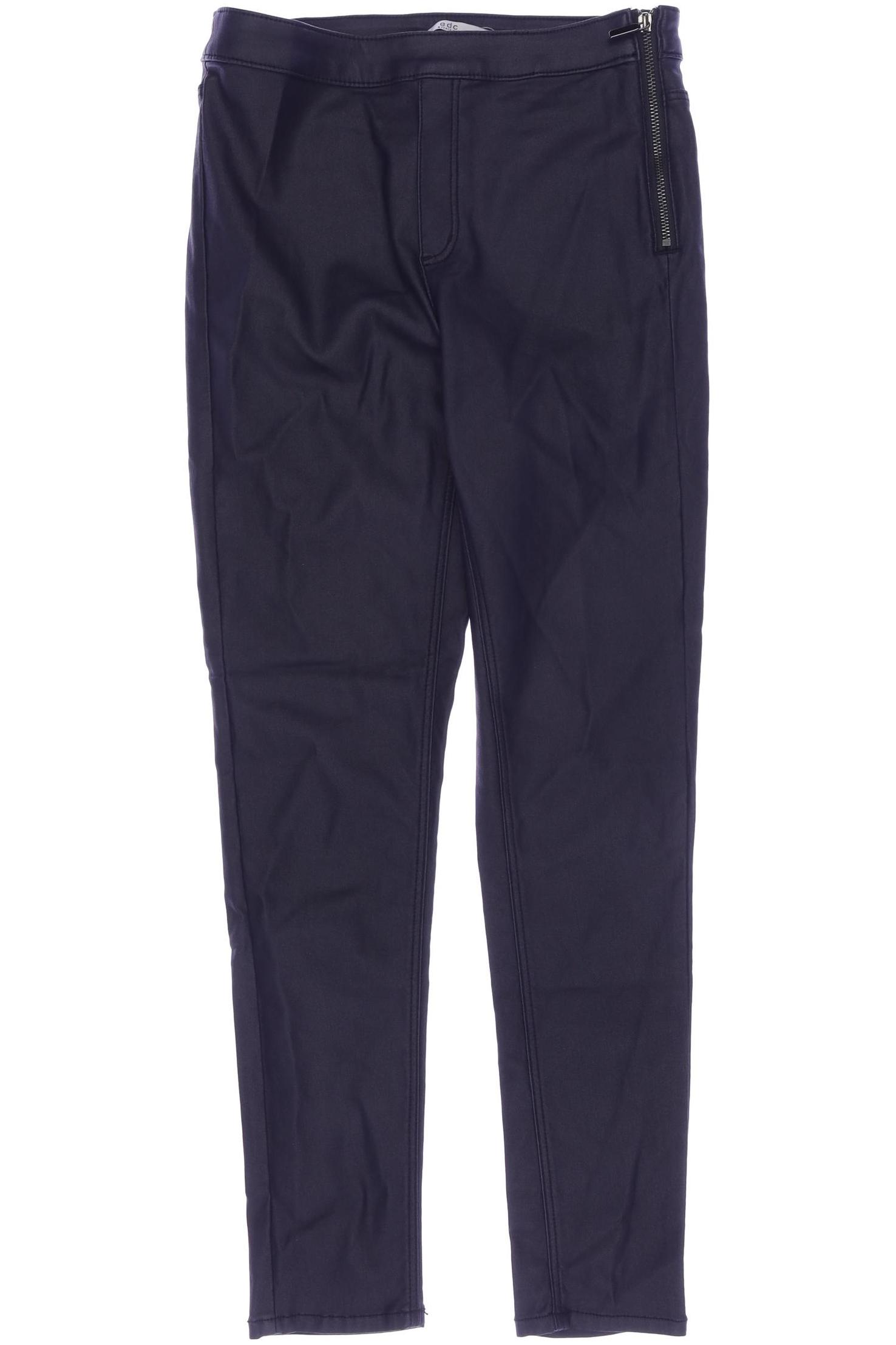 

edc by Esprit Damen Stoffhose, marineblau, Gr. 38