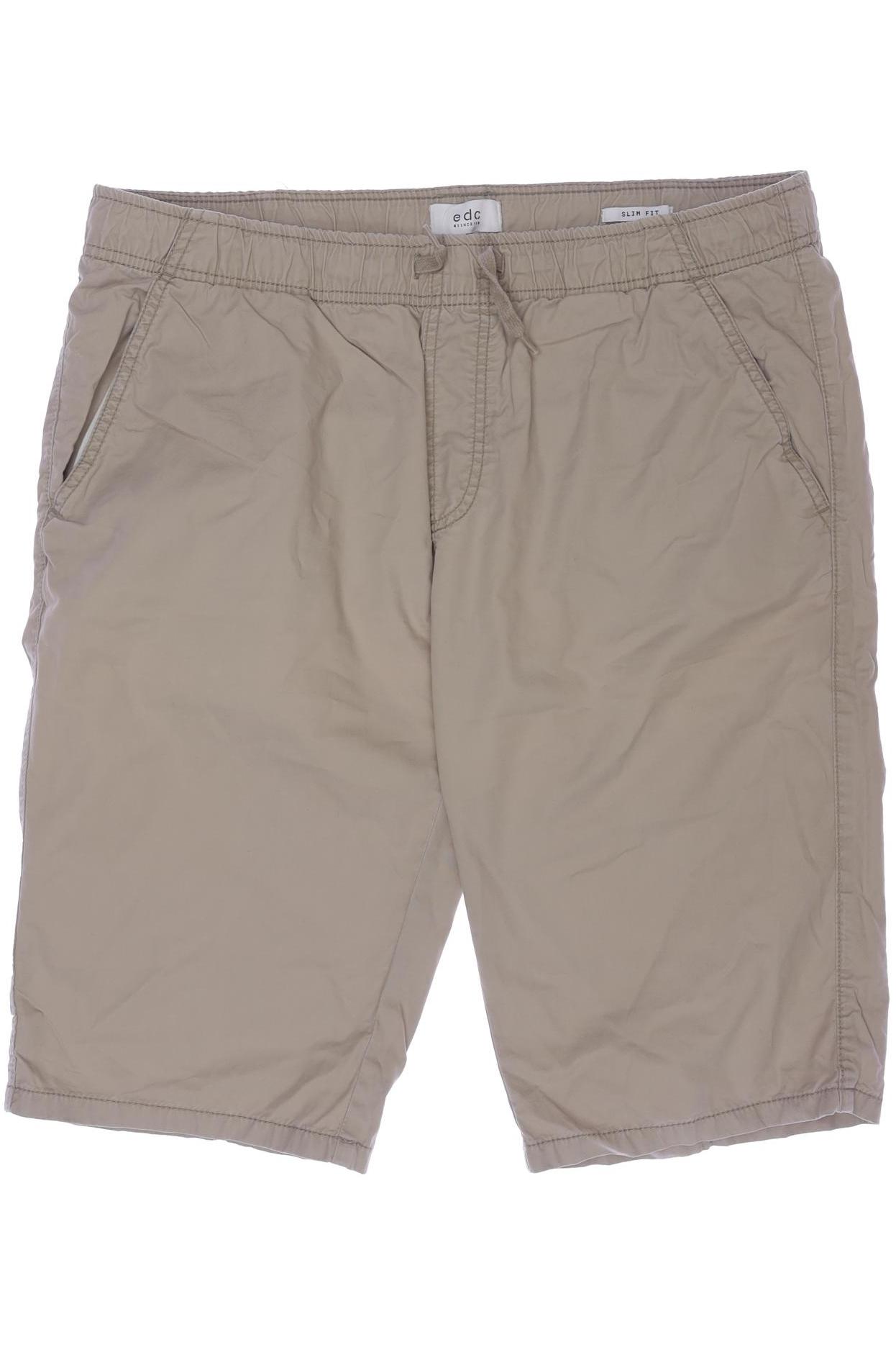 

edc by Esprit Herren Shorts, beige, Gr. 34