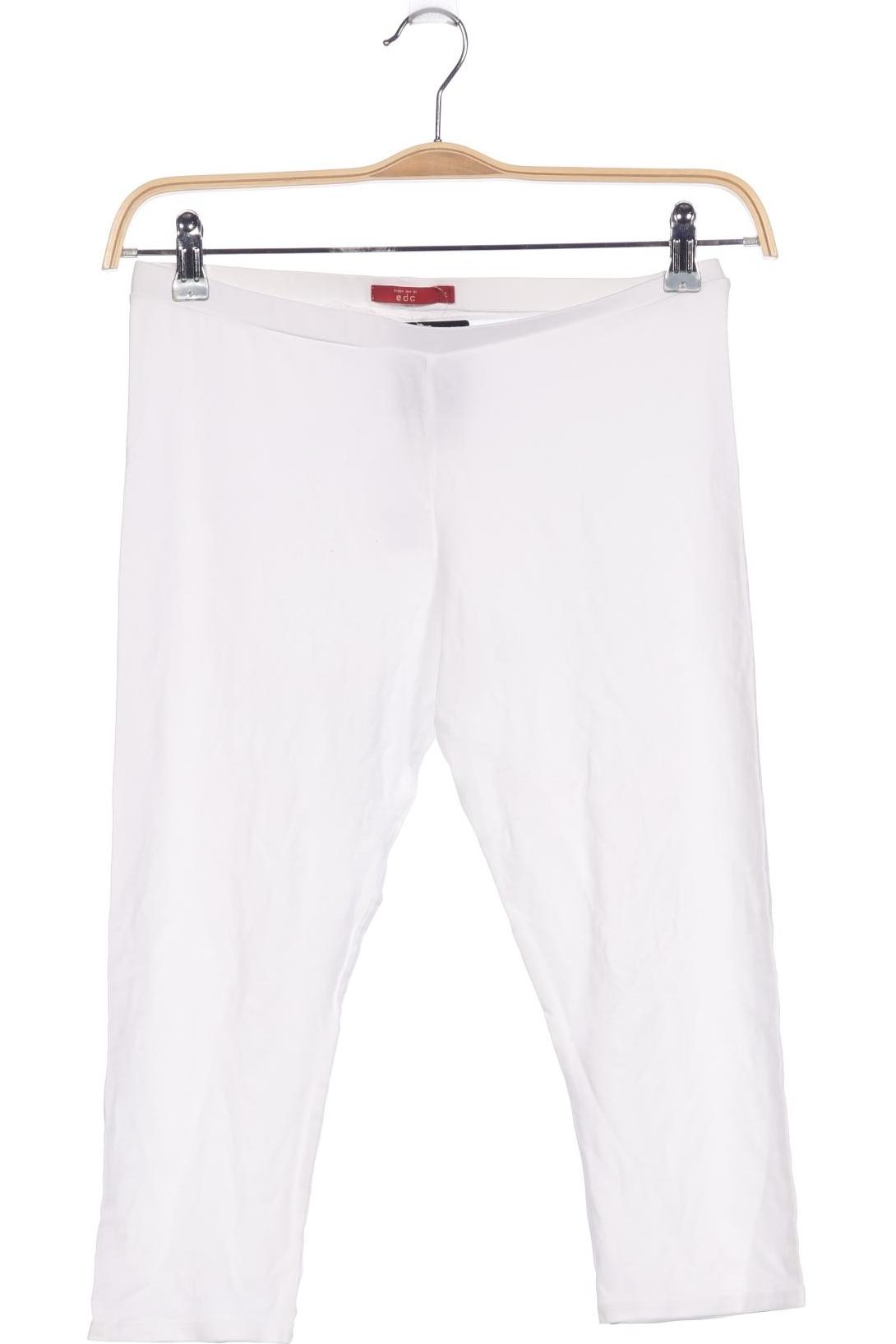 

edc by Esprit Damen Stoffhose, weiß, Gr. 0