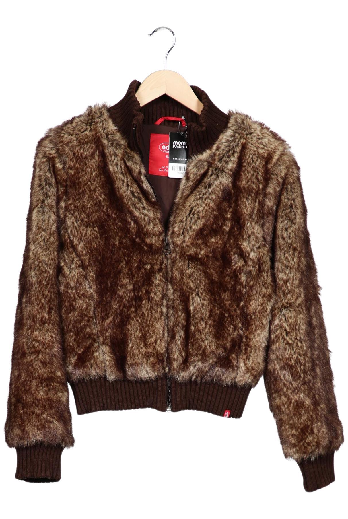 

edc by Esprit Damen Jacke, braun, Gr. 44