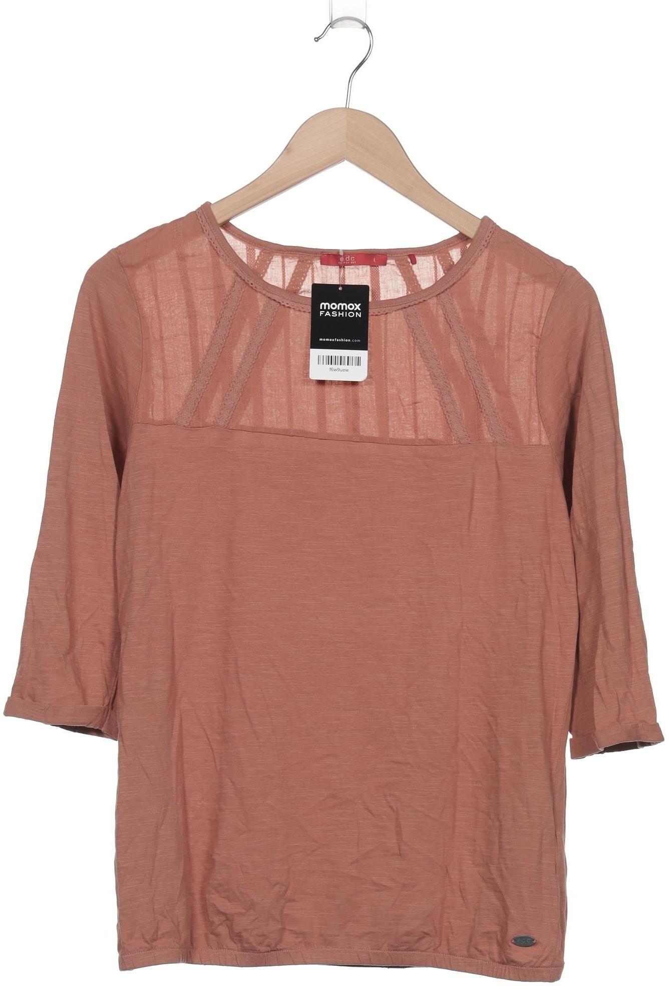 

edc by Esprit Damen Langarmshirt, braun, Gr. 42