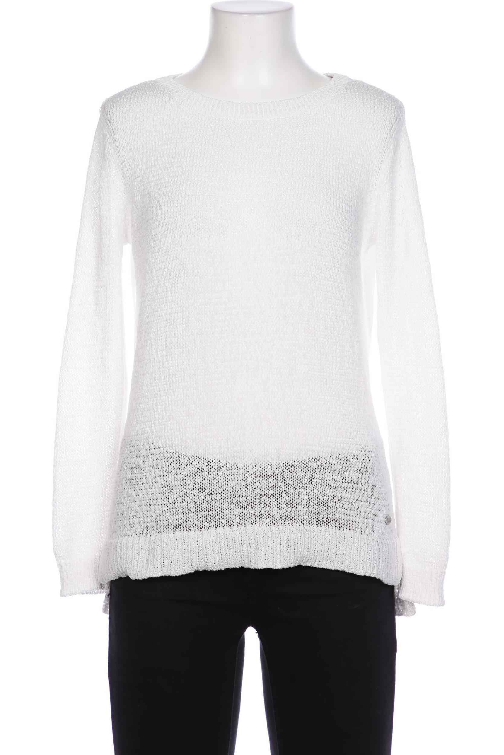 

edc by Esprit Damen Pullover, weiß, Gr. 36